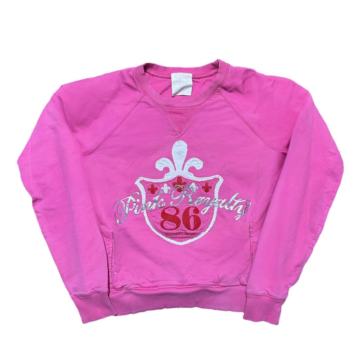 Pink Women’s Y2K Pink Victoria Secret Royal Sweatshirt Size S / US 4 / IT 40 - 1 Thumbnail