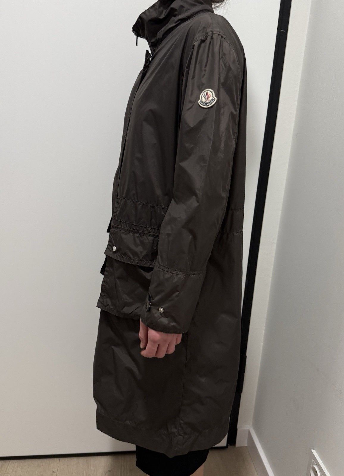 Moncler Vintage Moncler Womens Light Nylon Jacket Rain size 1 Size S / US 4 / IT 40 - 3 Thumbnail