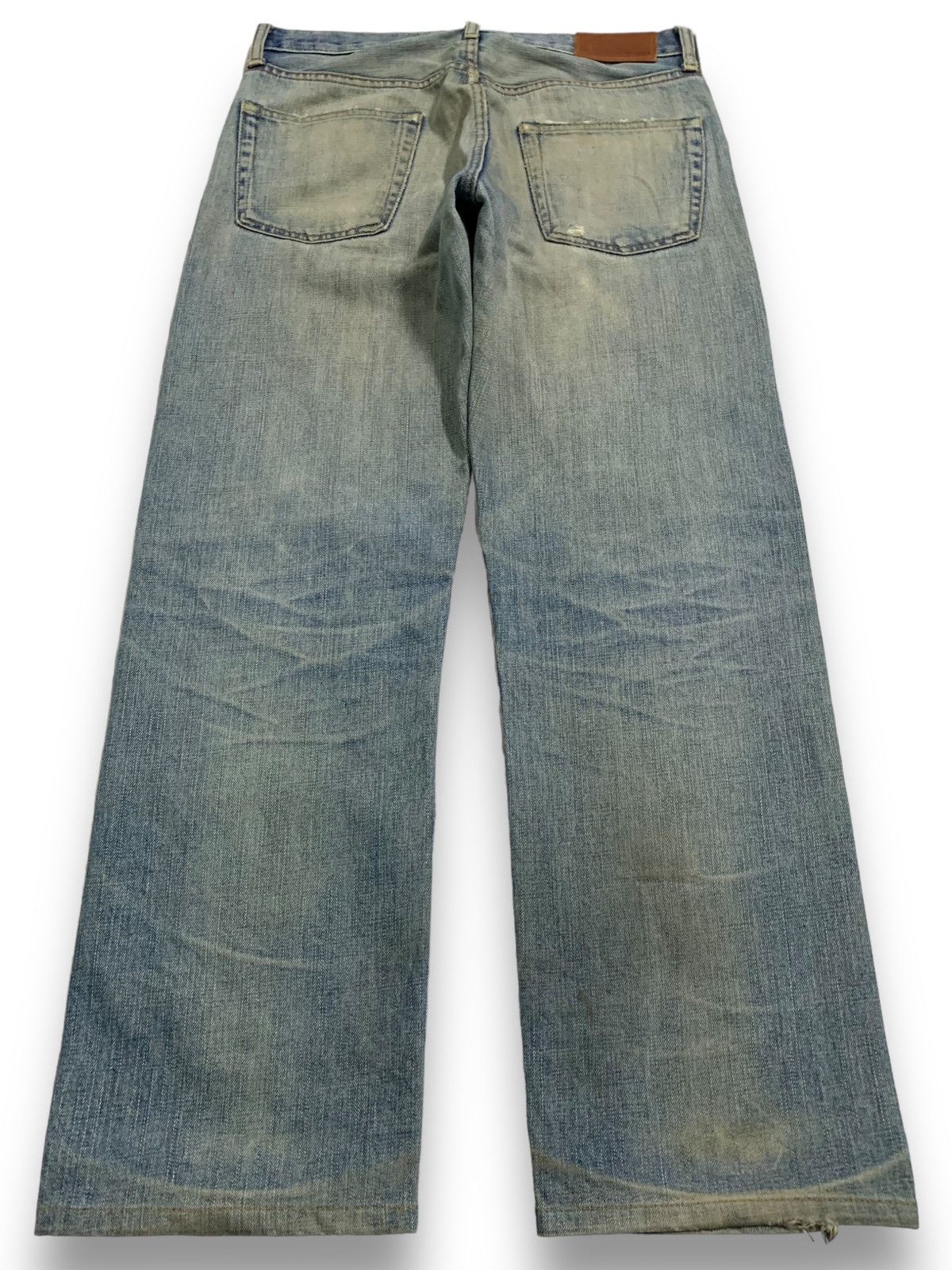 Jun Takahashi Vintage Uniqlo S003 Baggy Dirt Mud Washed Distressed Jeans Size US 32 / EU 48 - 2 Thumbnail