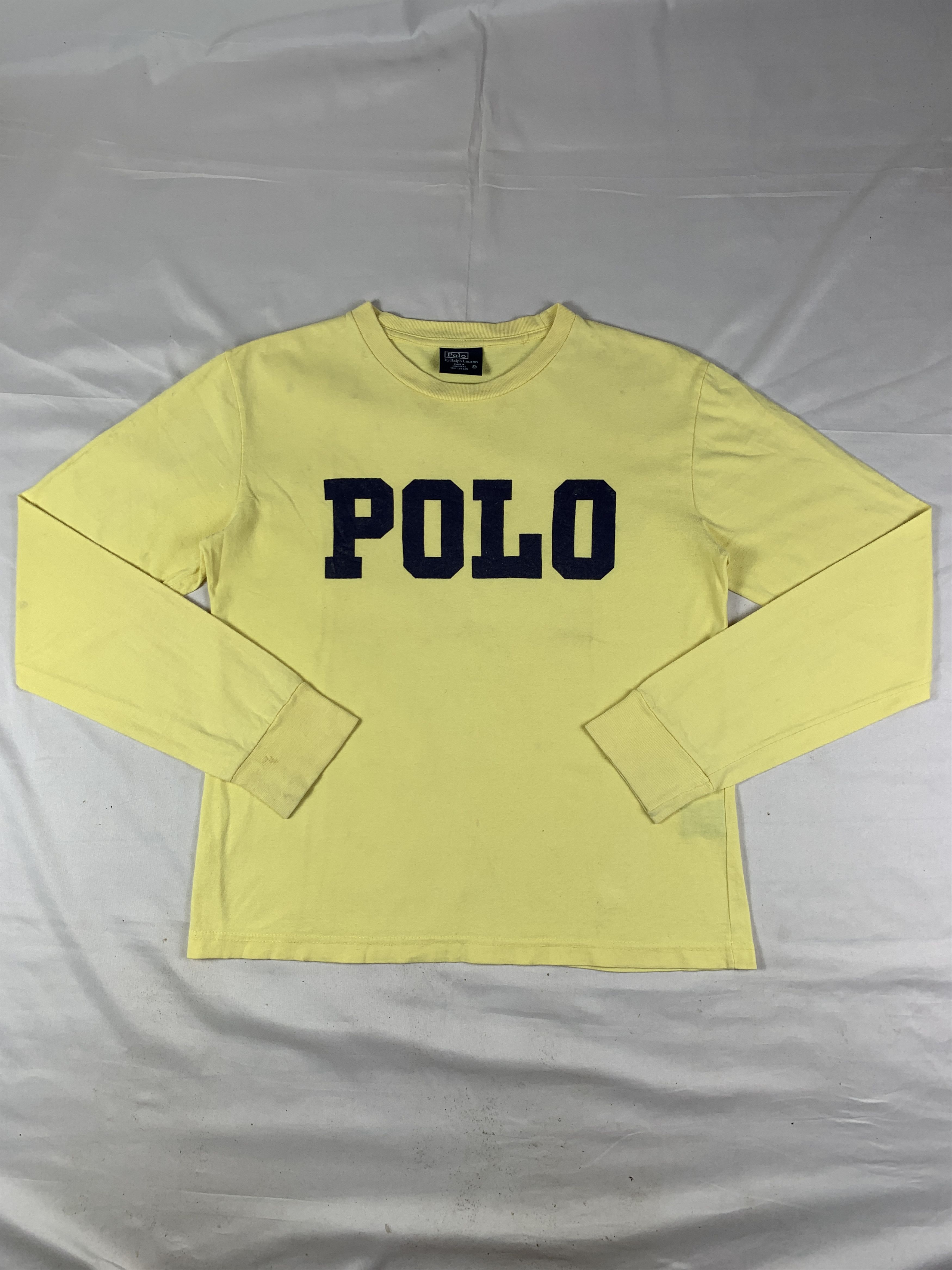 Polo Ralph Lauren 1990s Polo by Ralph Lauren Spell Out Tee (M) Size M / US 6-8 / IT 42-44 - 1 Thumbnail