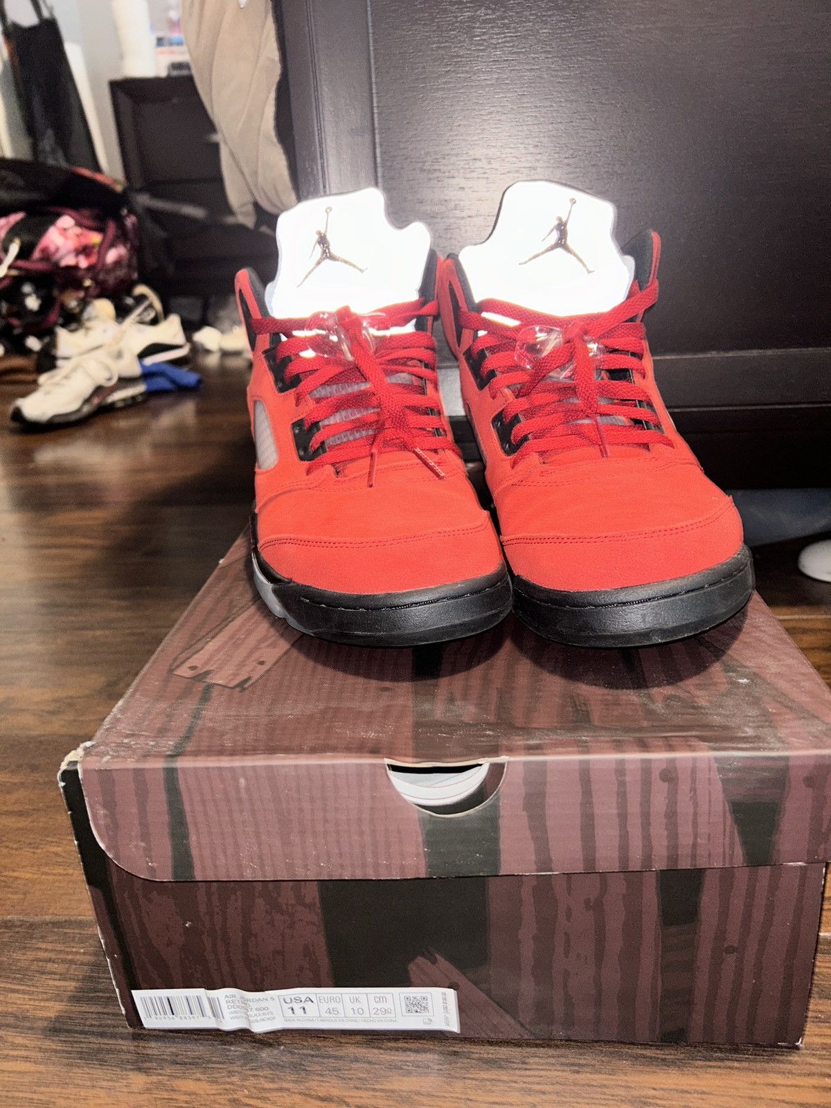 Jordan Brand Air Jordan 5 Retro Raging Bull 2021 Size US 11 / EU 44 - 7 Thumbnail