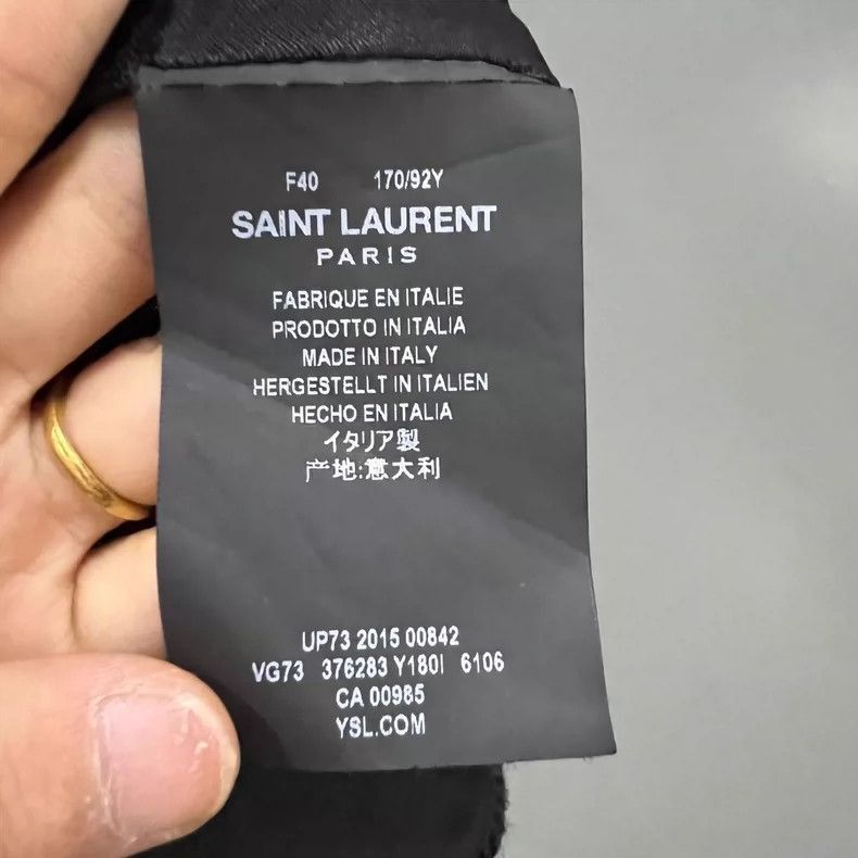 Saint Laurent Paris Saint Laurent Paris Saint Laurent Burgundy Contrast Baseba Size US M / EU 48-50 / 2 - 4 Thumbnail