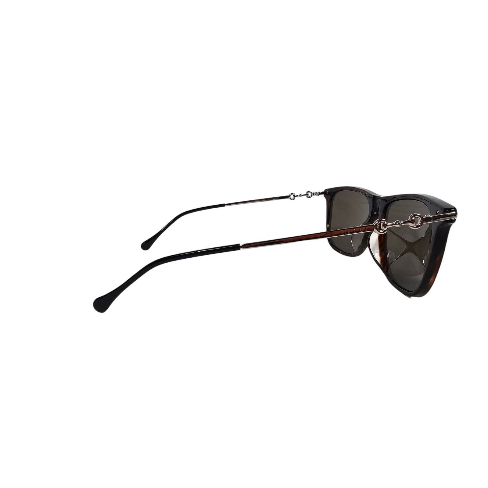 Gucci Gucci Brown Rectangular Mens Sunglasses Size ONE SIZE - 7 Thumbnail