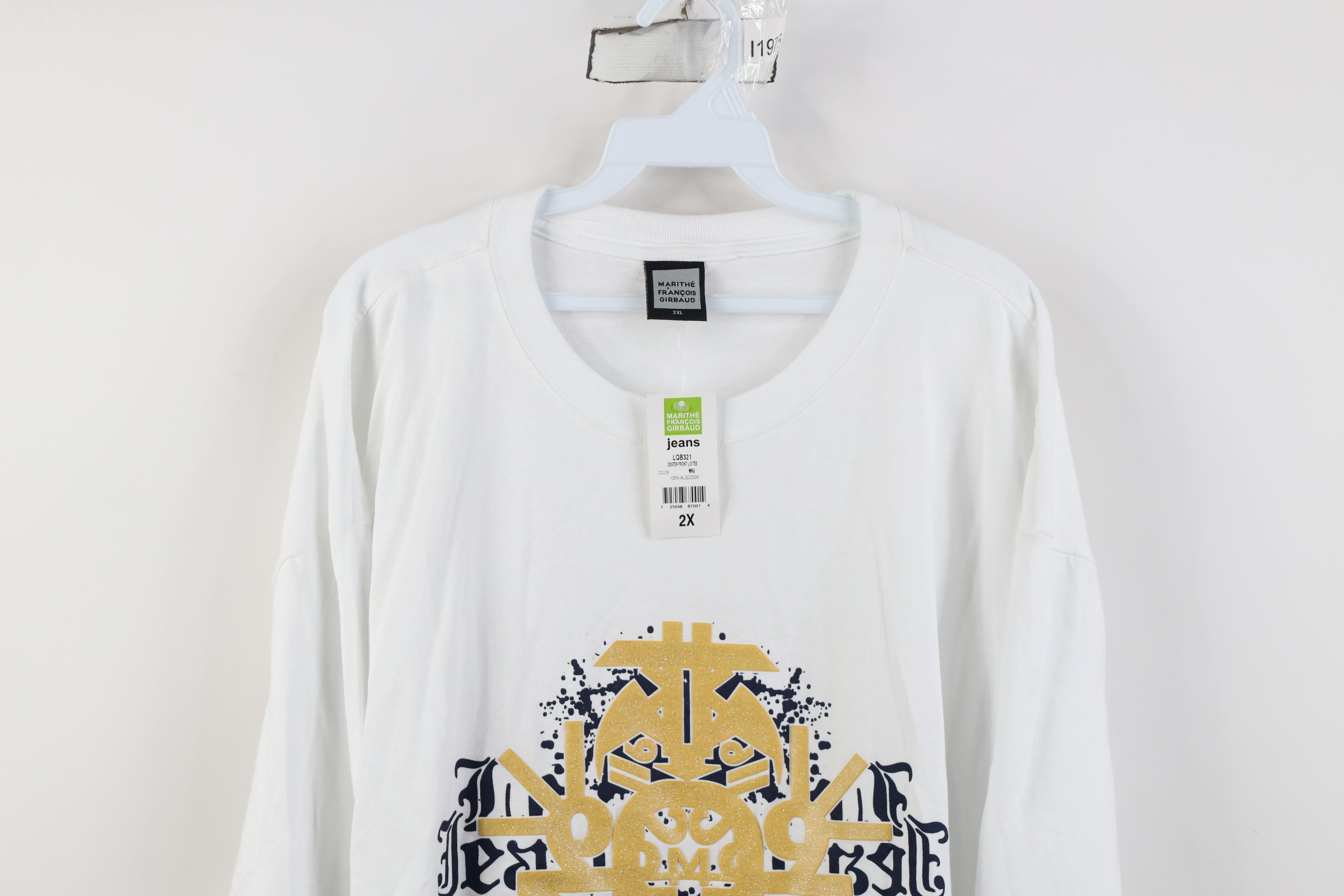Marithe + Francois Girbaud Deadstock Vintage 90s Marithe Francois Girbaud Art T-Shirt Size US XXL / EU 58 / 5 - 2 Thumbnail