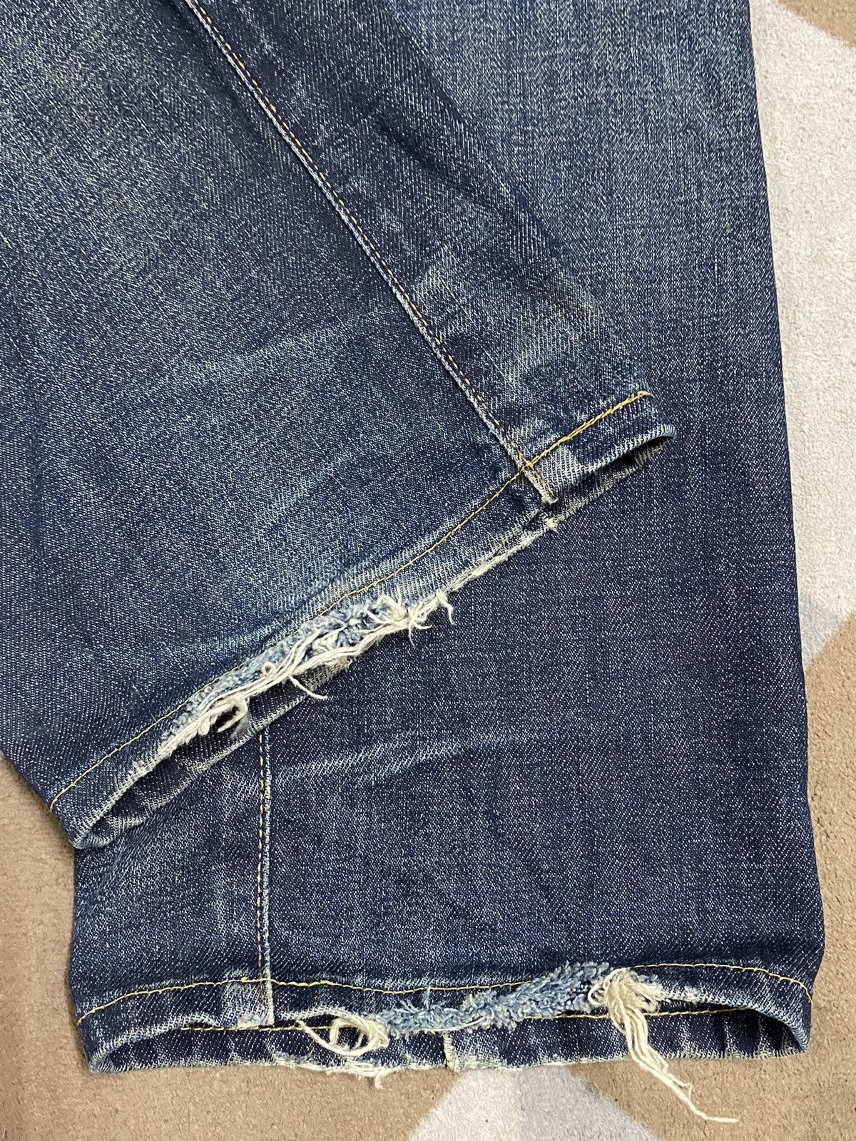 Edwin Edwin Japanese denim jeans with a unique, distressed jeans Size US 29 - 16 Thumbnail