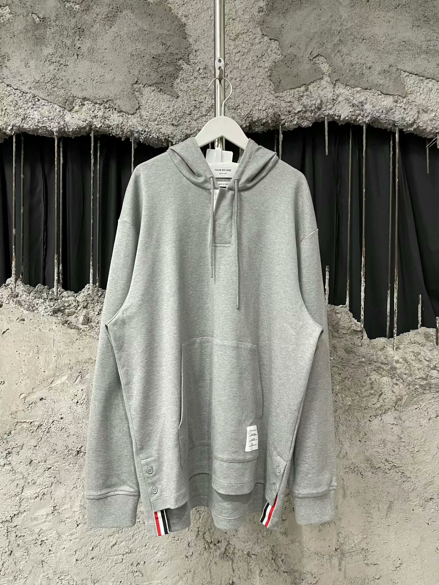 Thom Browne thom browne grey hoodie sweatshirt Size US M / EU 48-50 / 2 - 1 Thumbnail