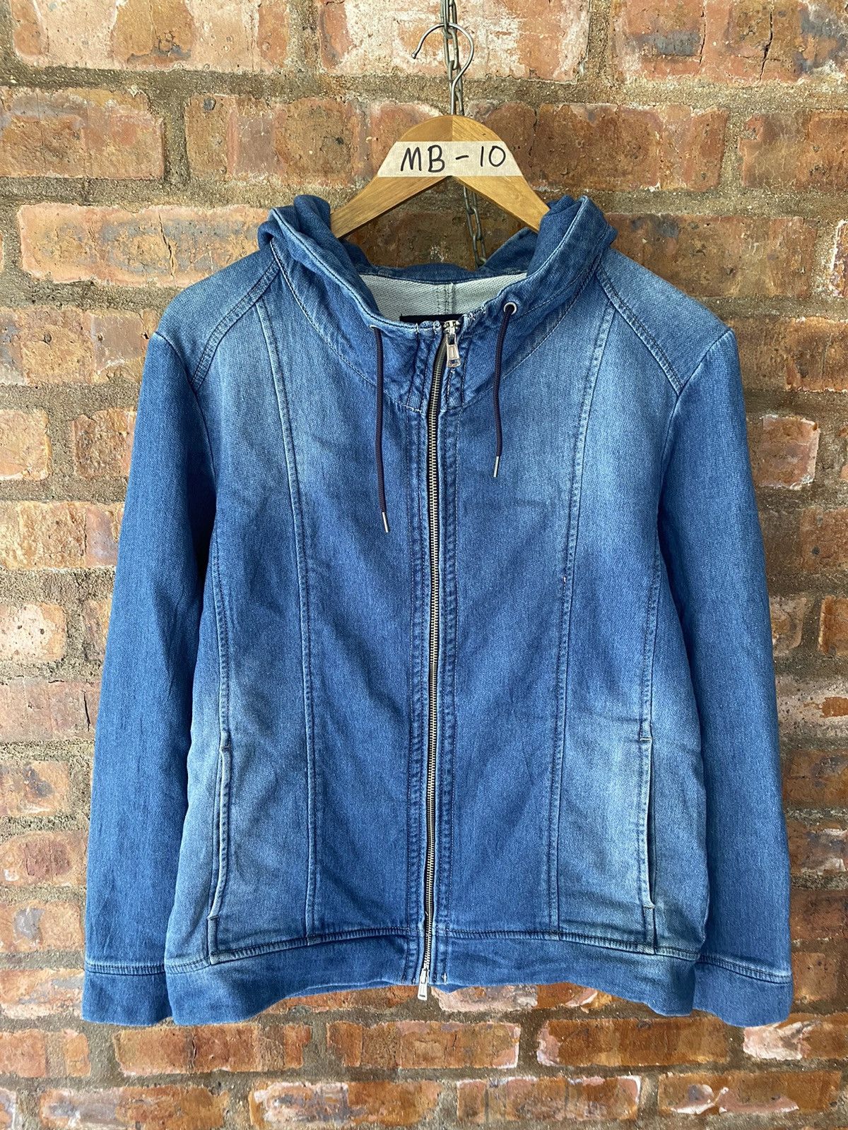 Issey Miyake 🔥Tete Homme Bono Denim Hoodie Size US M / EU 48-50 / 2 - 2 Thumbnail