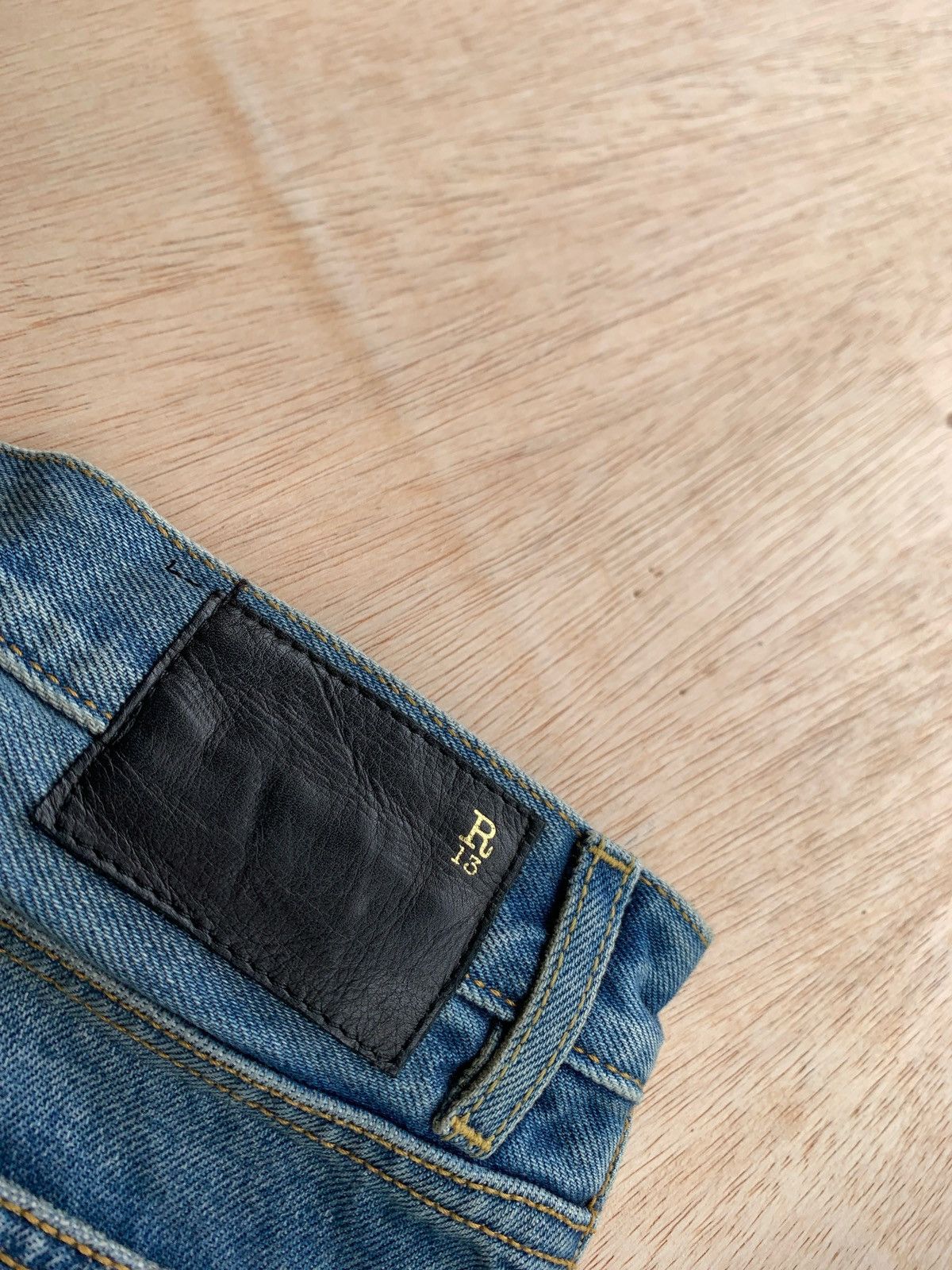 R13 R13 Made In Italy Distressed Denim Size 26" / US 2 / IT 38 - 6 Thumbnail