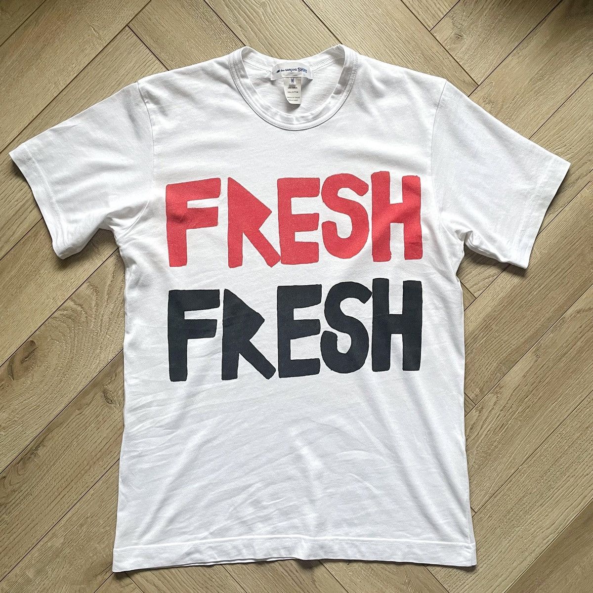 Comme des Garcons SHIRT Comme Des Garçons Shirt Fresh Print T Shirt Size US M / EU 48-50 / 2 - 4 Thumbnail