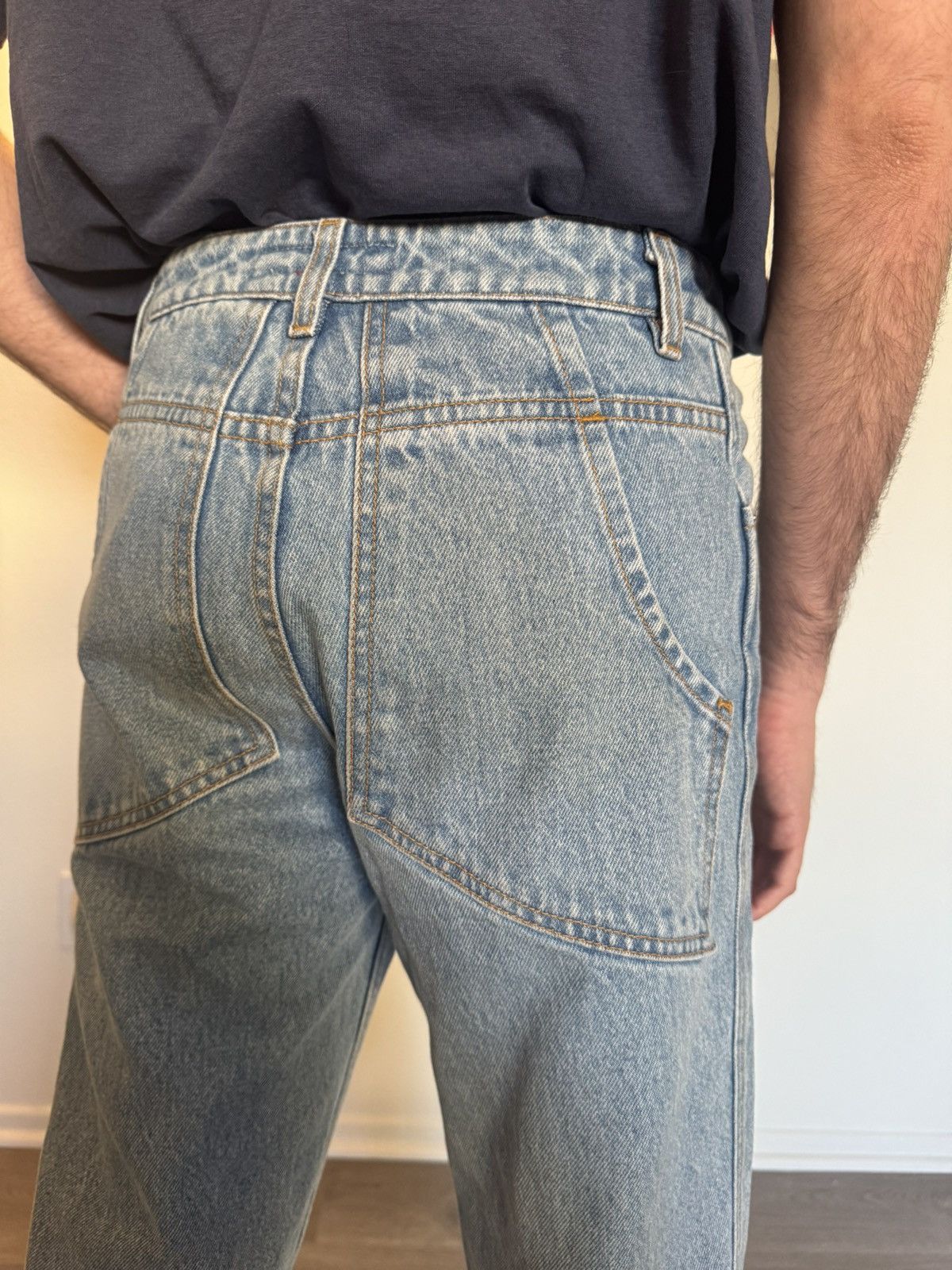 Eckhaus Latta Eckhaus Latta Light Wash Denim Size US 29 - 6 Thumbnail