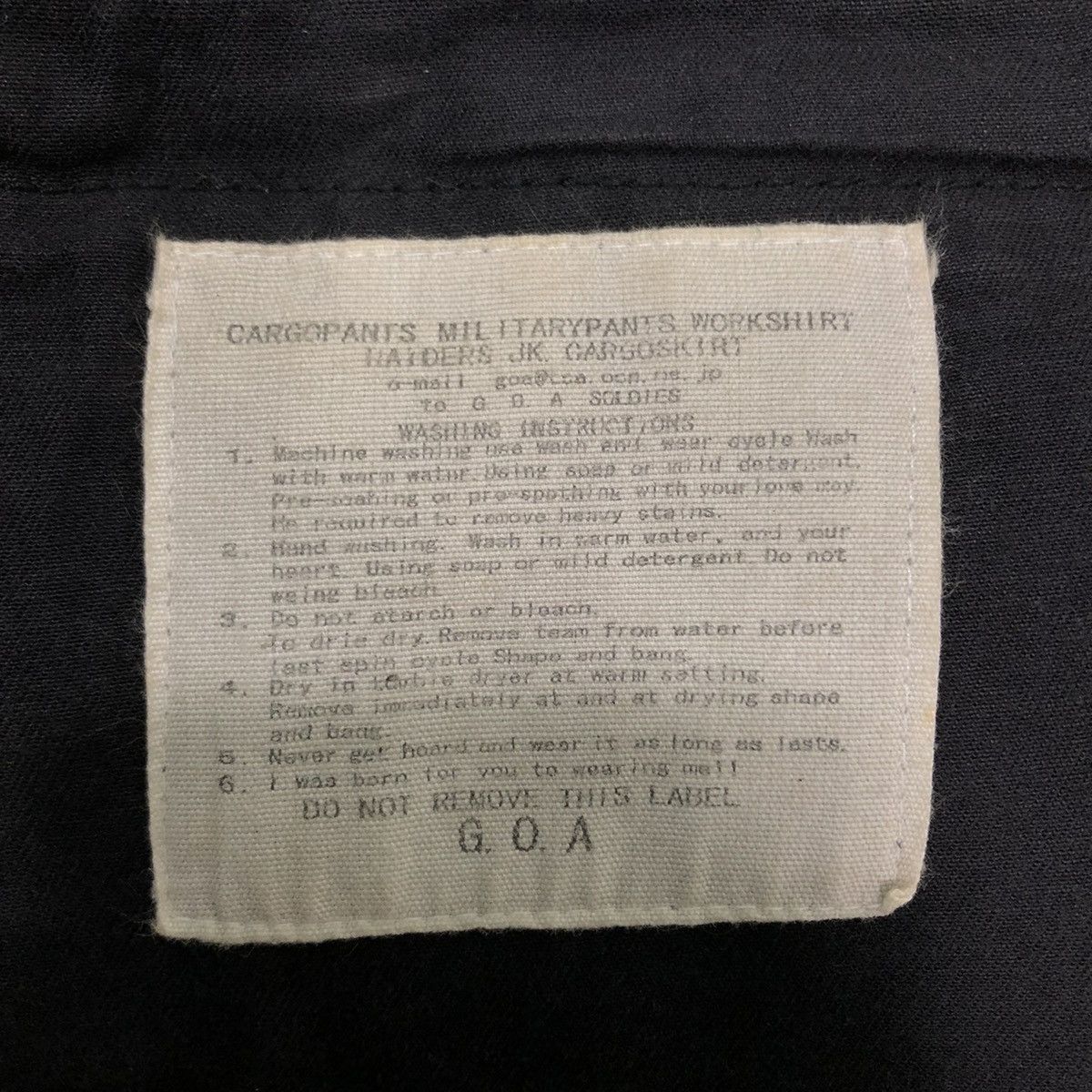 Japanese Brand 🔥CROPPED BIKER JACKET G.O.A BONDAGE DESIGN PARACHUTE SYLE Size US M / EU 48-50 / 2 - 23 Thumbnail