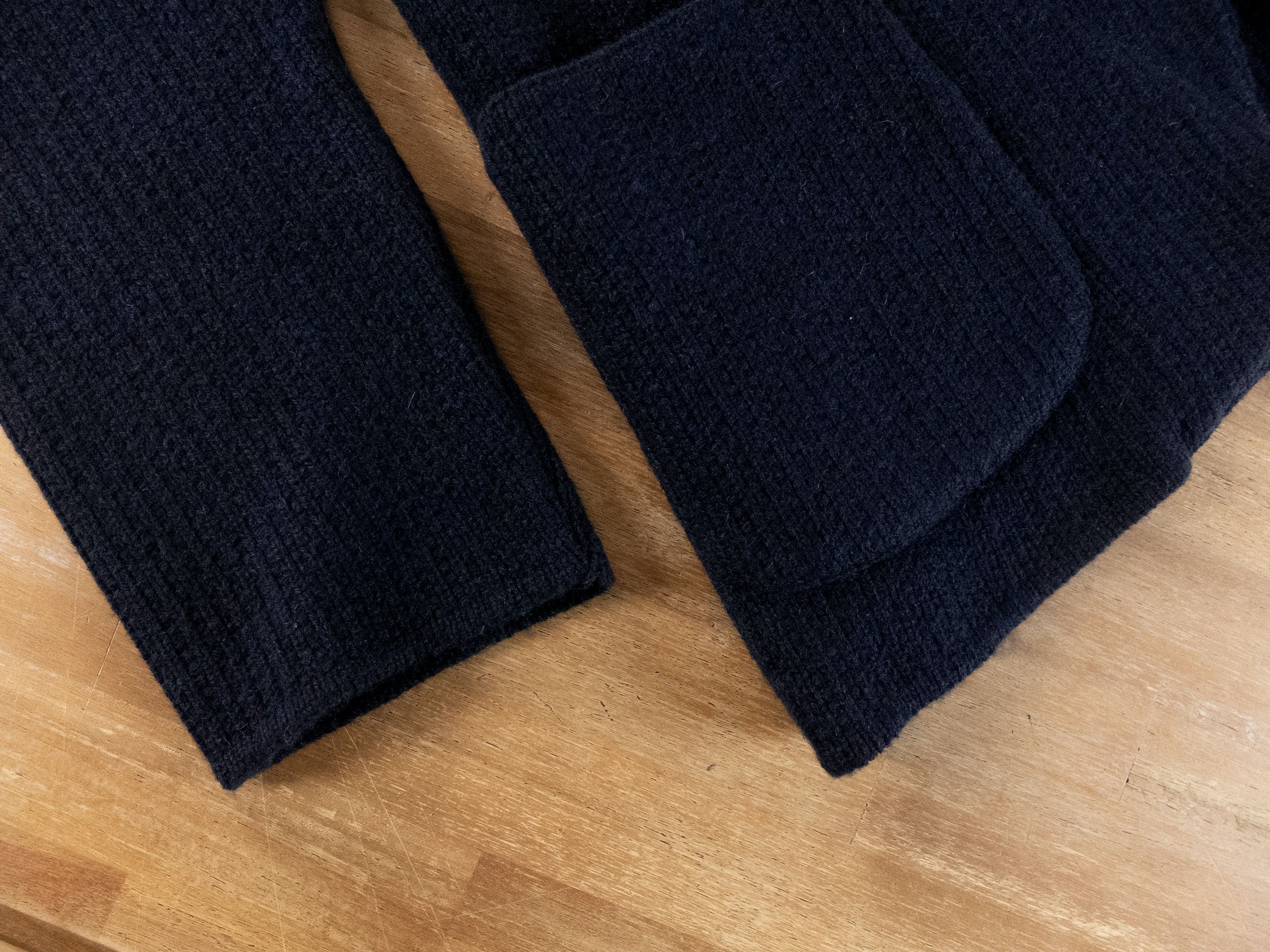 Lardini LARDINI navy blue chunky sweater jacket Size XL Size US XL / EU 56 / 4 - 4 Thumbnail