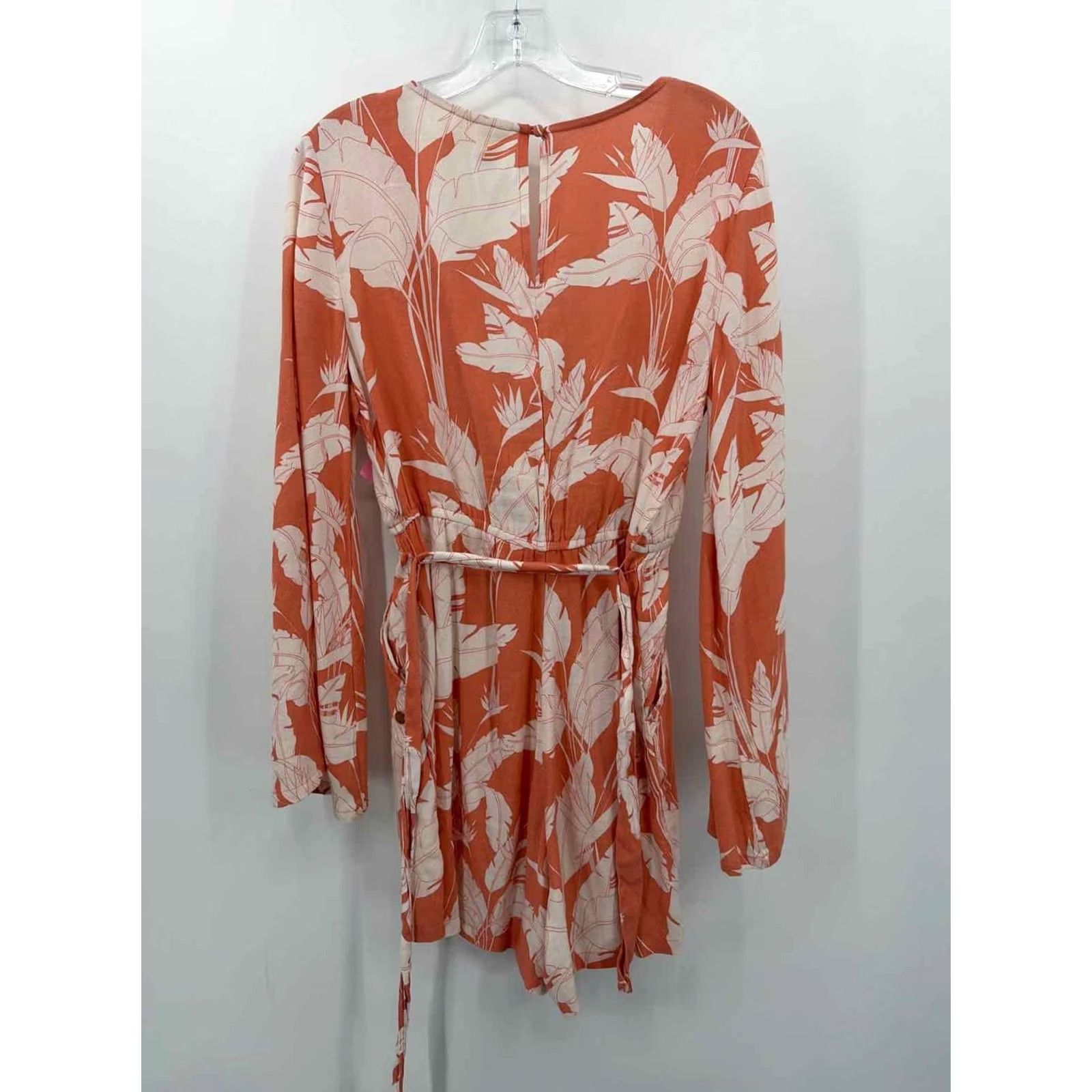 Vintage Roxy Romper Size Small Orange Long Sleeve Pre-Owned Size S / US 4 / IT 40 - 2 Thumbnail