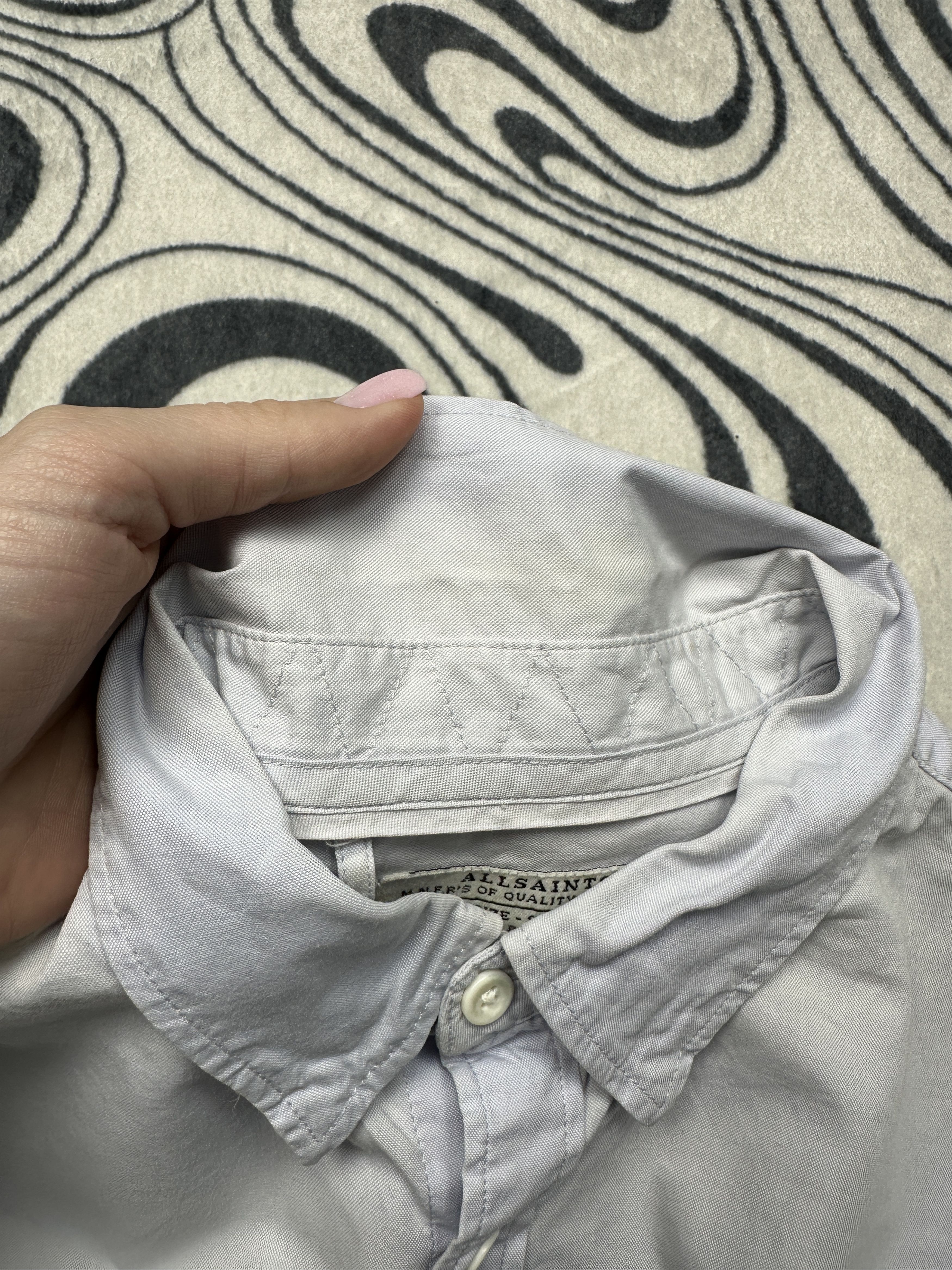 Allsaints Allsaints Mens Redondo Long Sleeve Shirt Size US S / EU 44-46 / 1 - 8 Thumbnail