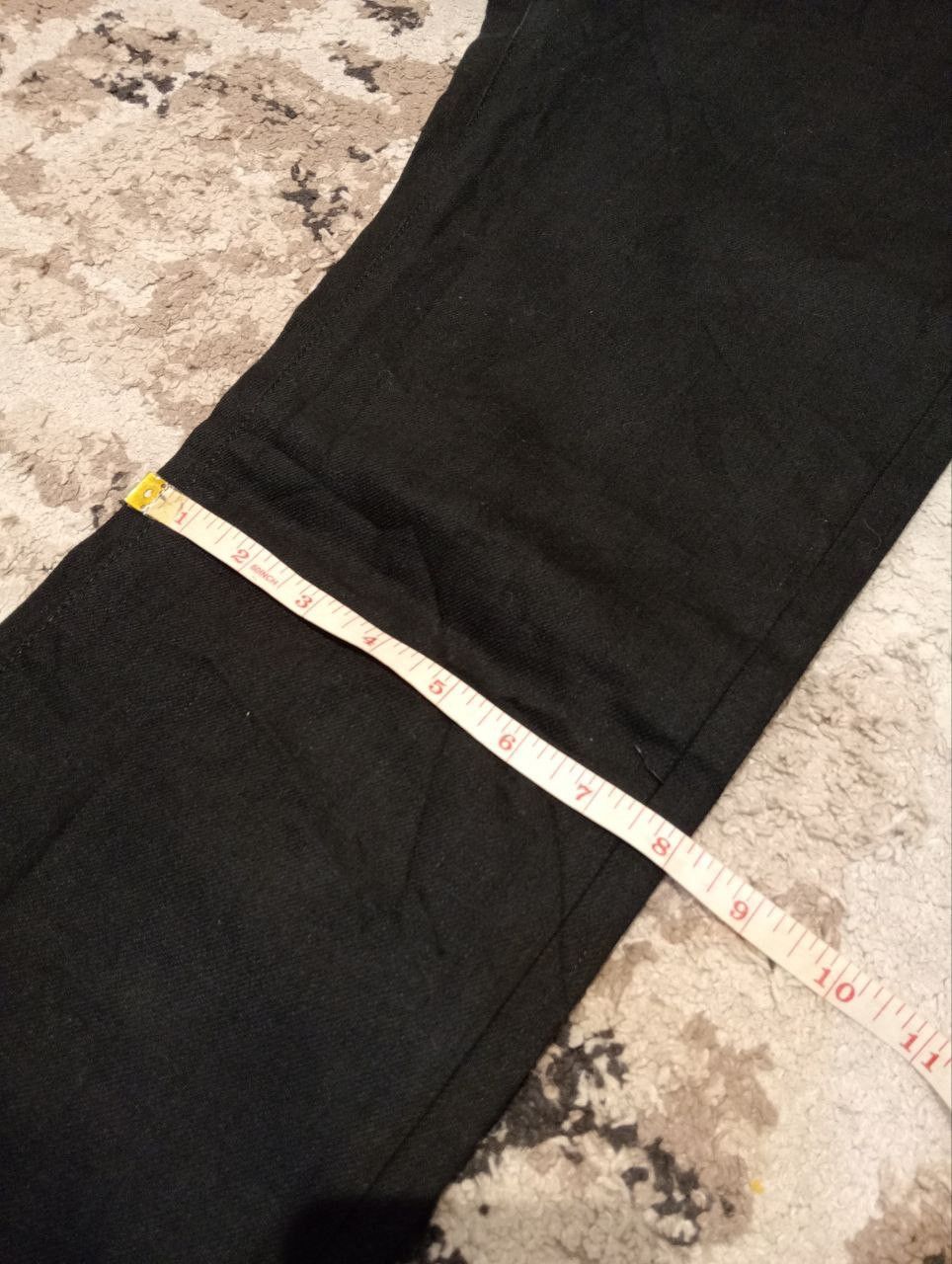 Japanese Brand Son Of The Cheese Japan 5 Pocket Black Jeans Size US 31 - 18 Thumbnail