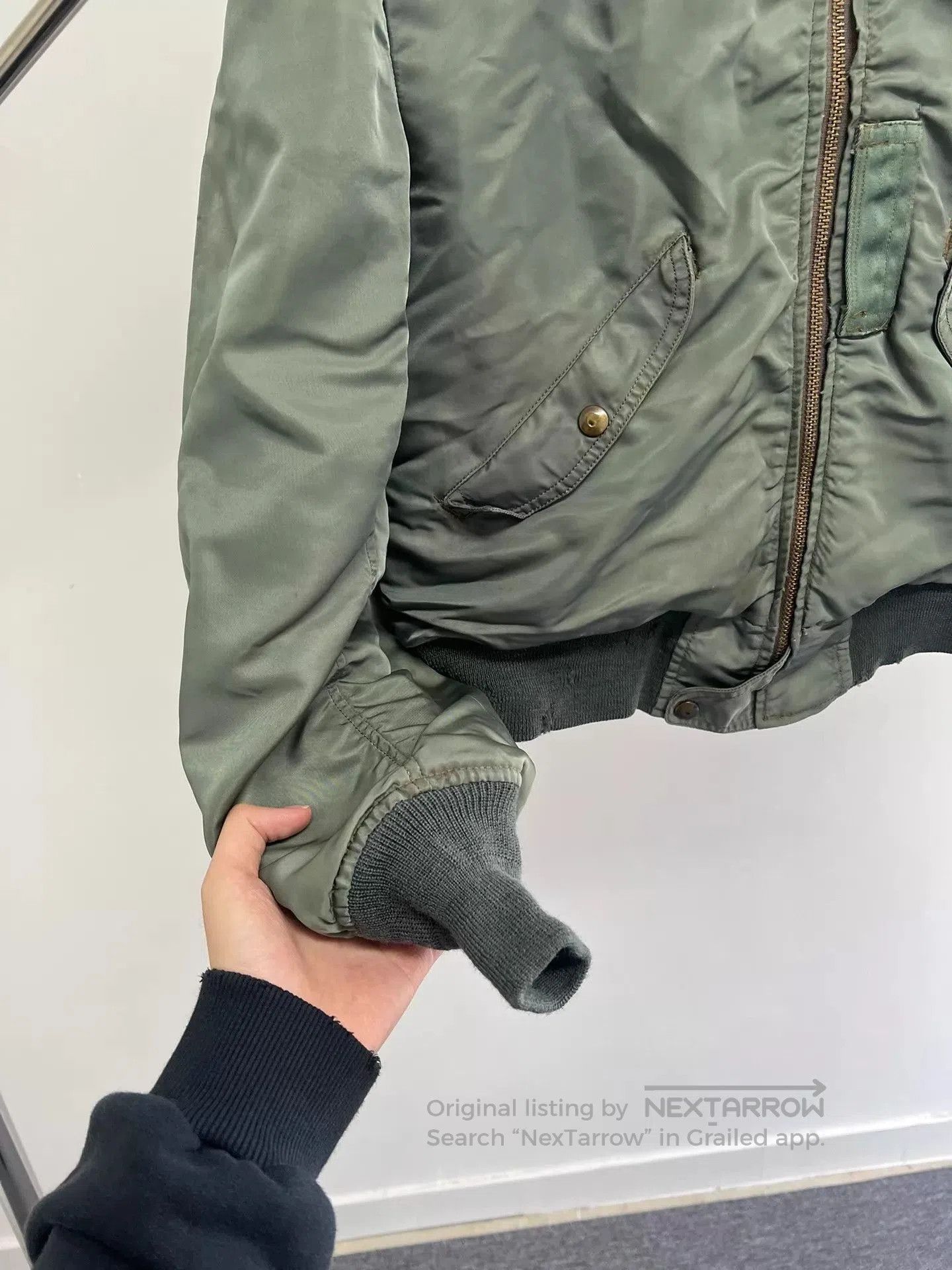 Unsound Rags Green Bomber Jacket Size M. Size US M / EU 48-50 / 2 - 9 Thumbnail