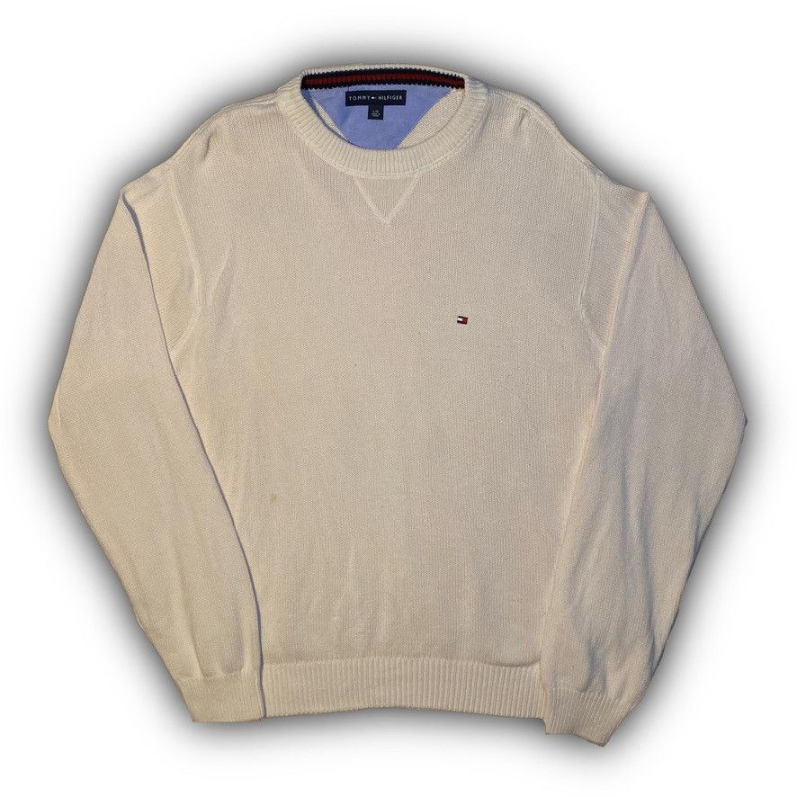 Tommy Hilfiger Tommy Hilfiger Sweater White Size US M / EU 48-50 / 2 - 1 Thumbnail