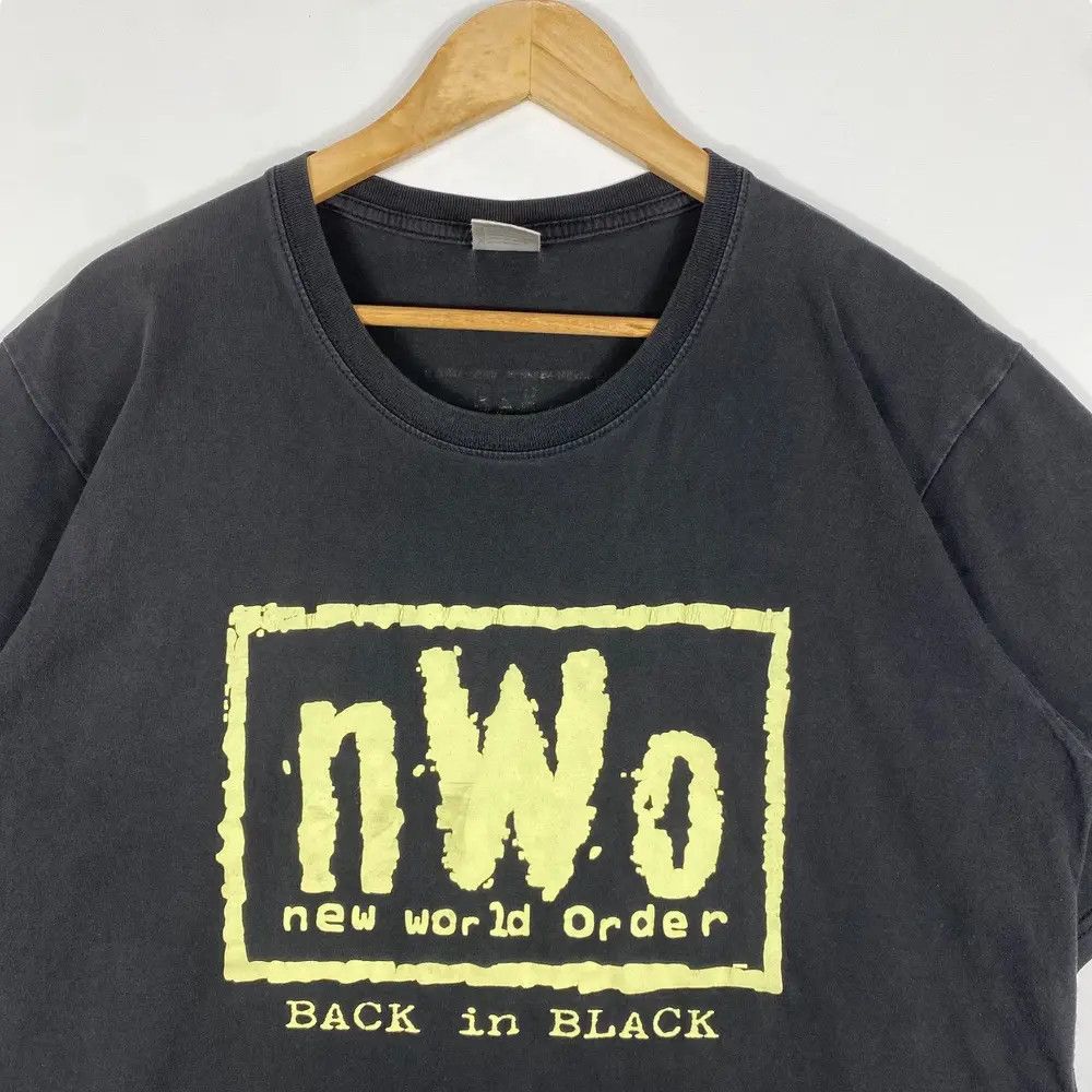 Vintage Vintage nWo New World Order Back In Black Wcw Wwf Graphic Size US L / EU 52-54 / 3 - 2 Thumbnail