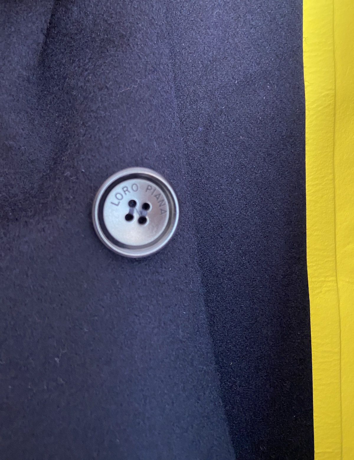 Loro Piana Loro Piana Double Breasted Felt Coat Dark Blue Size M / US 6-8 / IT 42-44 - 12 Thumbnail