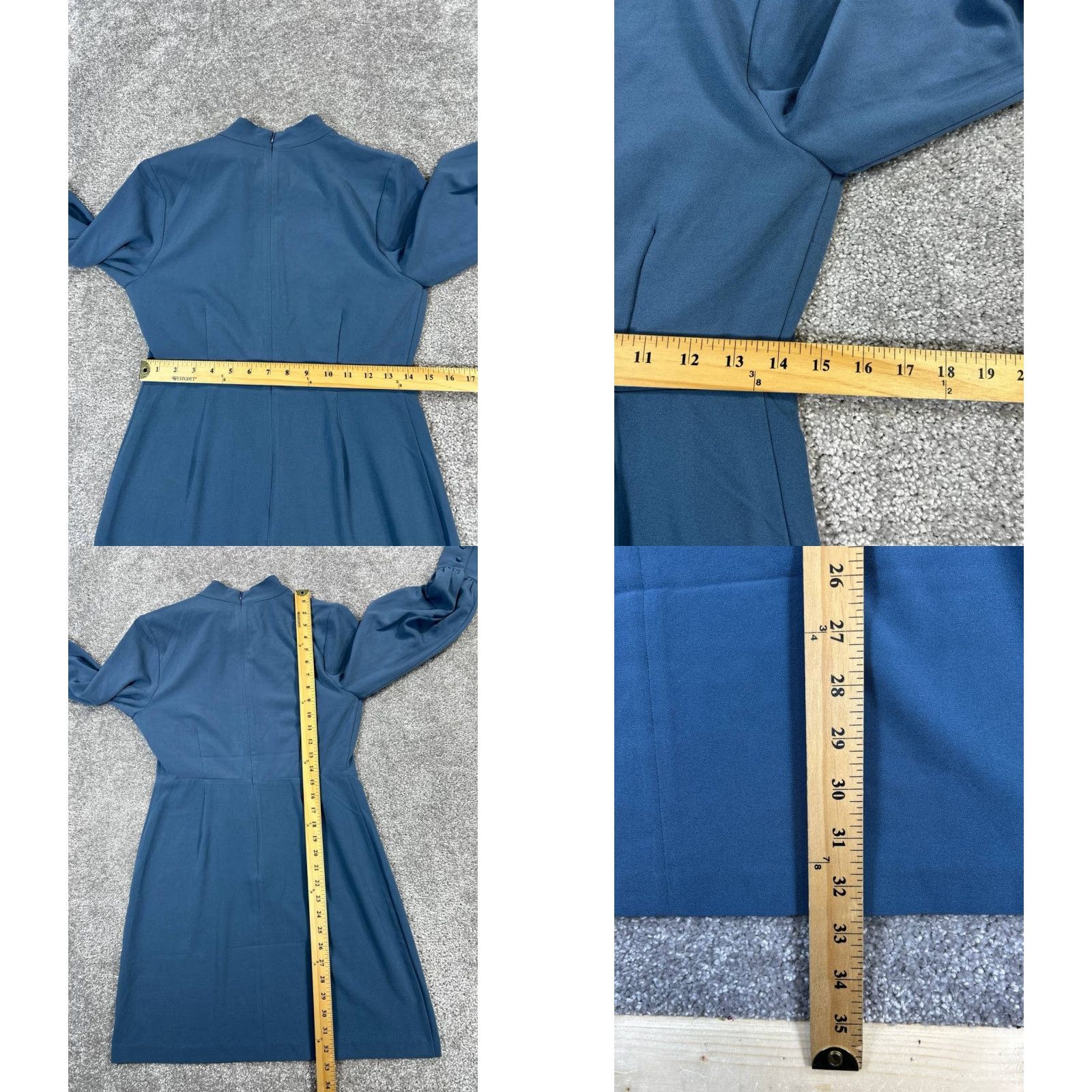 Banana Republic Banana Republic Dress Womens 4 Petite Blue New Size S / US 4 / IT 40 - 8 Thumbnail