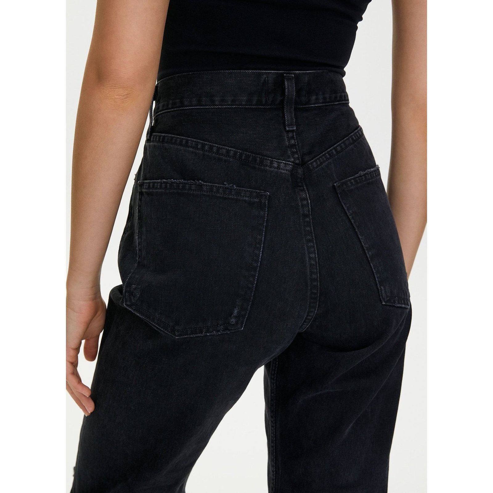 Agolde AGOLDE 90s Womens Mid Rise Loose Straight In Audio Size 27 Size 27" / US 4 / IT 40 - 4 Thumbnail