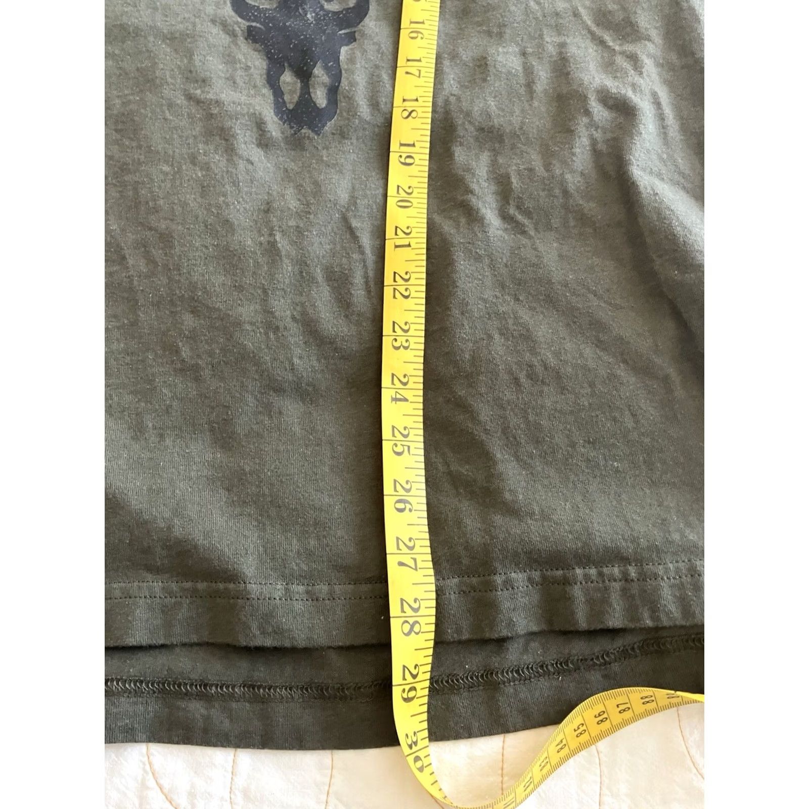 Vintage Great Smoky Mountains Olive Green Shirt T-Shirt Deer Elk Skull Pigeon Forge M Unisex Adults Crew Neck Short Sleeve Size US M / EU 48-50 / 2 - 6 Thumbnail