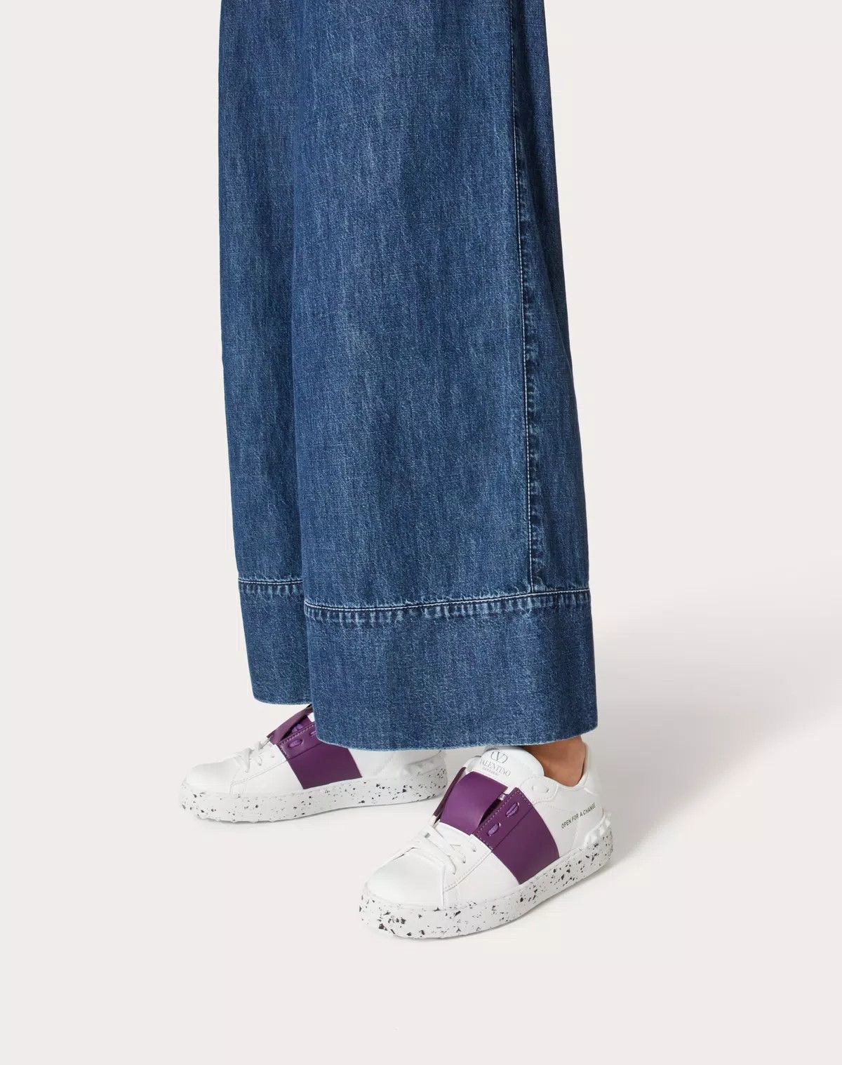 Valentino o1s1wg111125 Open For A Change Sneakers in White/Purple Size US 11.5 / IT 41.5 - 6 Thumbnail