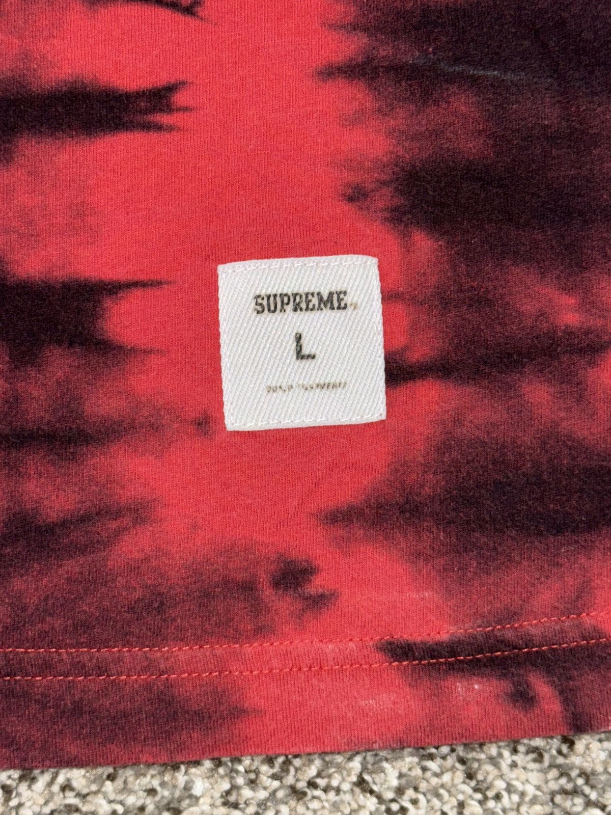 Supreme FW21 Supreme Small Box Tee Red Tie Dye Size US L / EU 52-54 / 3 - 2 Thumbnail