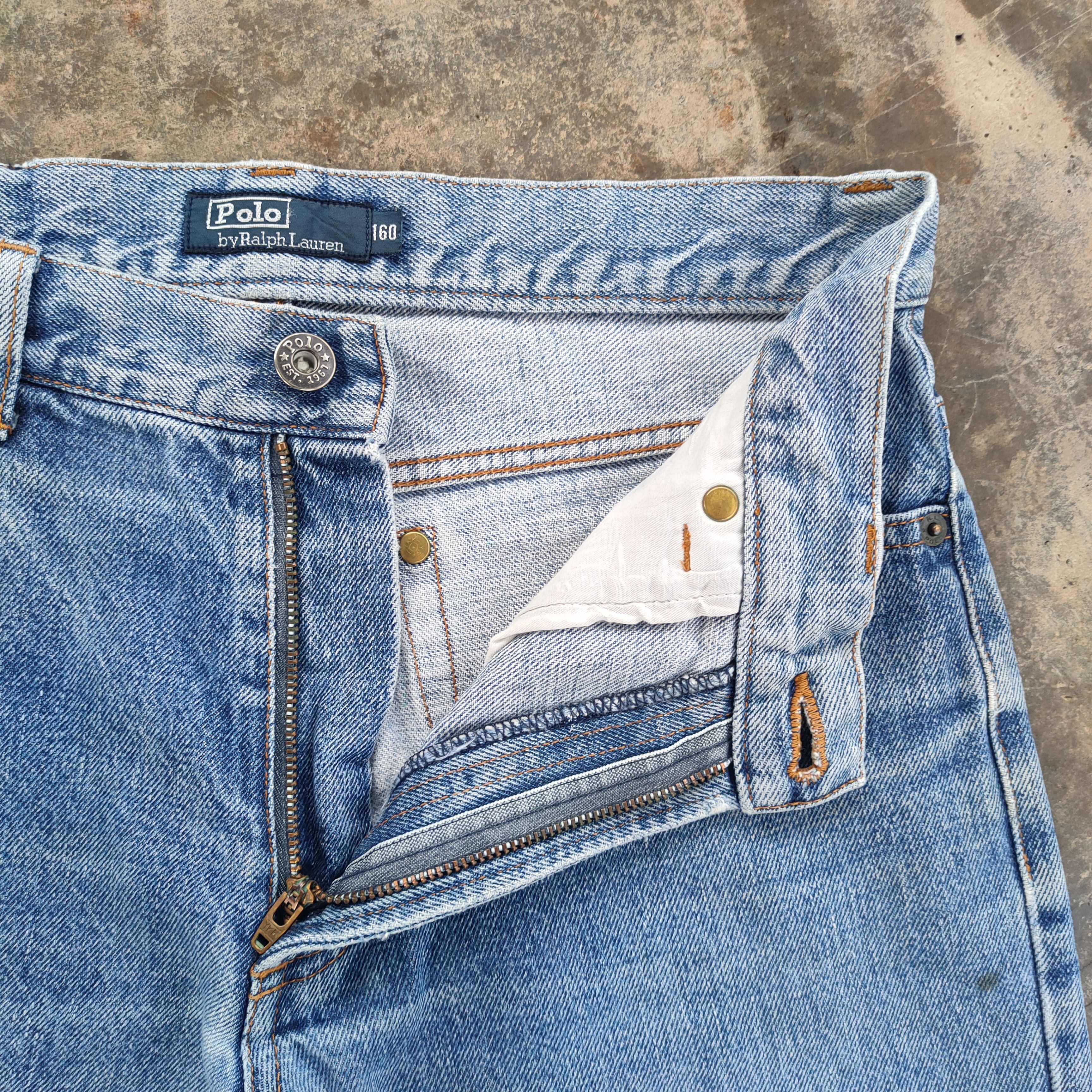 Polo Ralph Lauren VINTAGE POLO RALPH LAUREN FADED JEANS DENIM PANTS Size US 28 / EU 44 - 7 Thumbnail