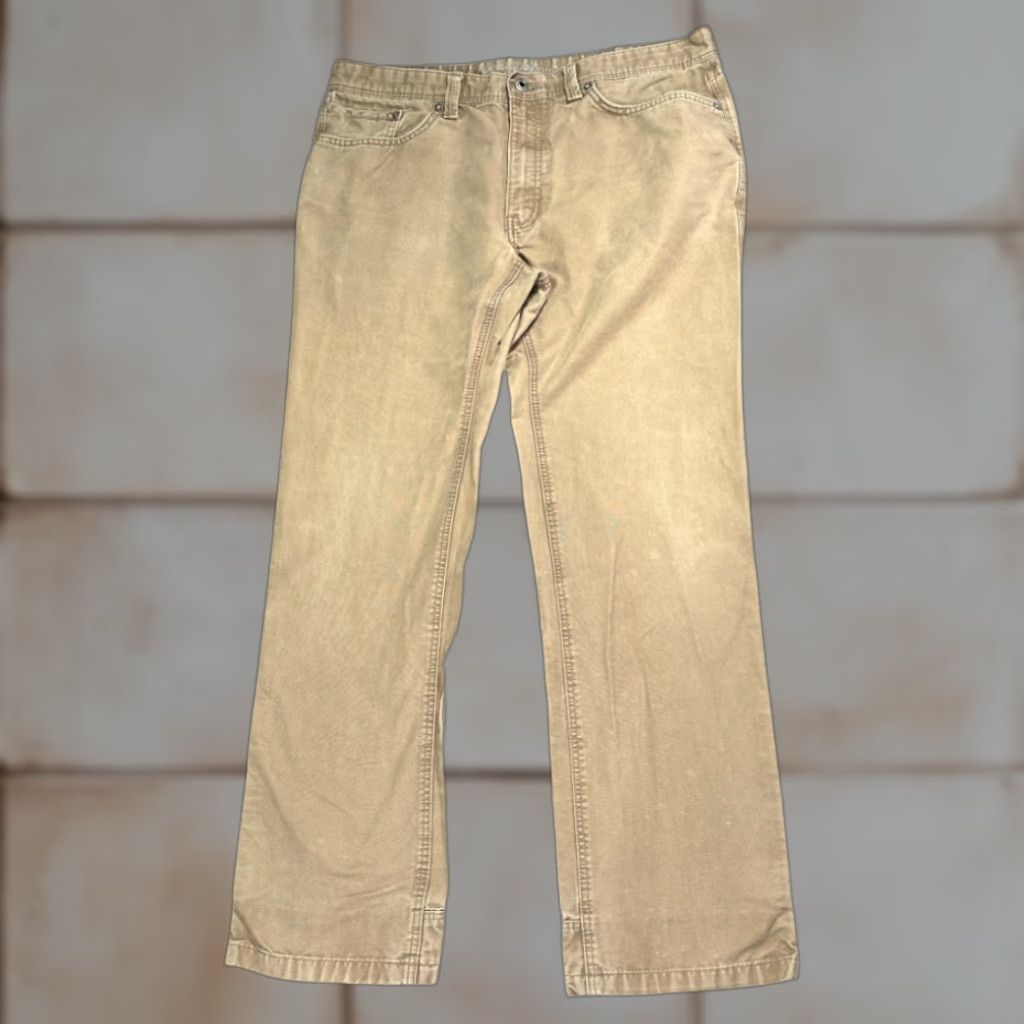 Eddie Bauer Eddie Bauer Pants Mens 38x31 Brown Tan Canvas Heavyweight Cotton Gorpcore Size US 38 / EU 54 - 1 Thumbnail