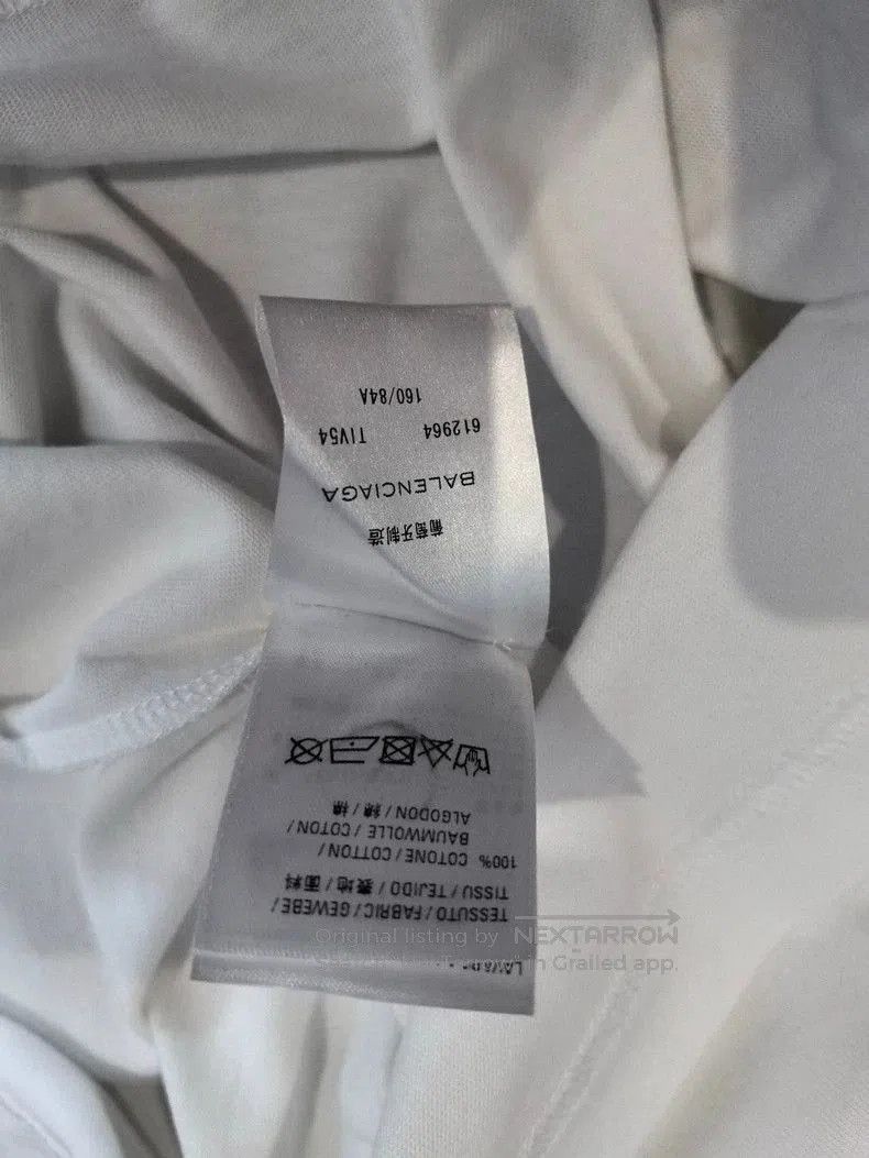 Balenciaga Balenciaga White Short Sleeve T-shirt. Size US S / EU 44-46 / 1 - 3 Thumbnail