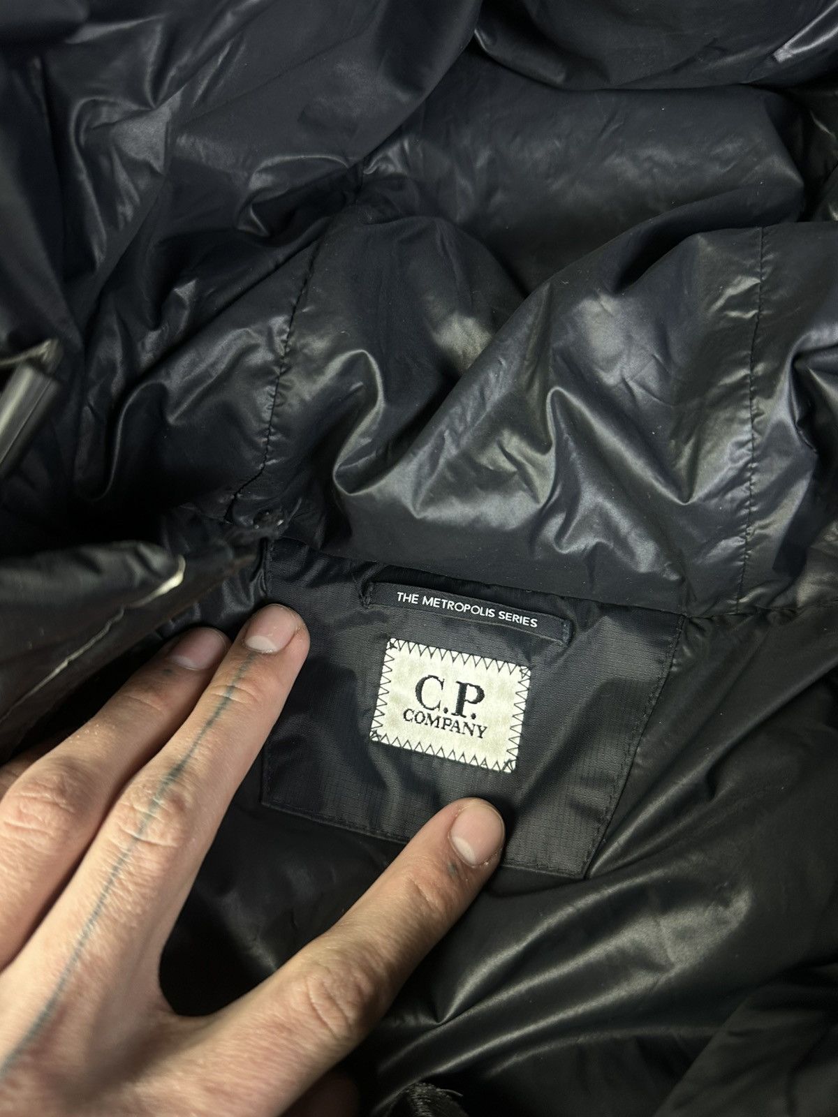 C.P. Company C.P. Company Pertex Quantum Down Jacket Black puffer Size US M / EU 48-50 / 2 - 6 Thumbnail
