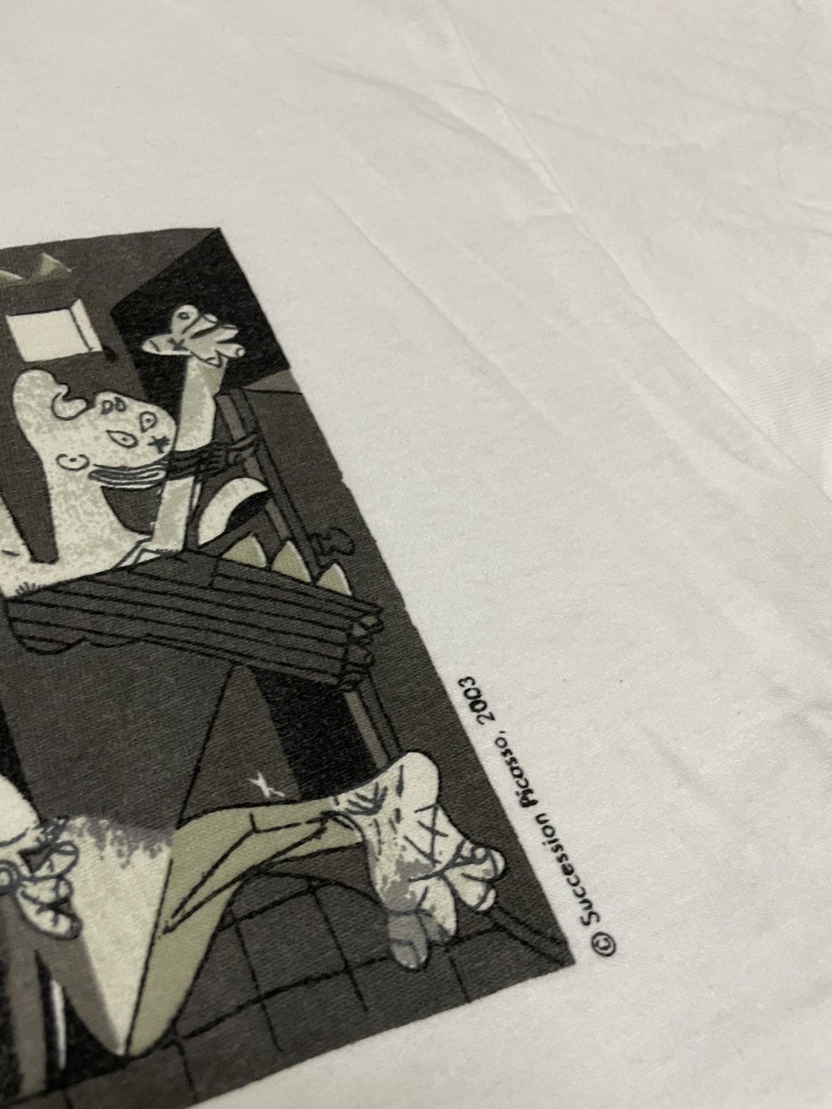 Vintage Vintage 2003 Pablo Picasso Art tee Size US L / EU 52-54 / 3 - 4 Thumbnail