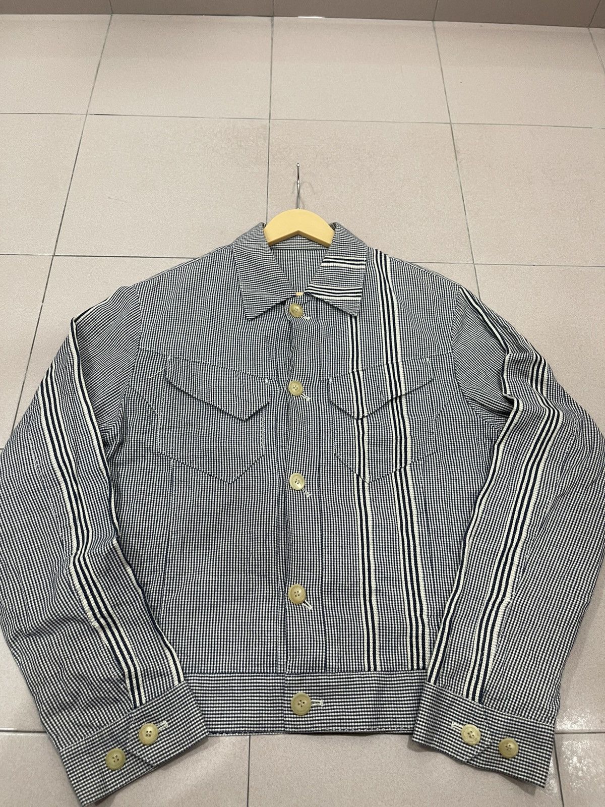 Paul Smith Paul Smit Check Trucker-Style Shirt Jacket Size US L / EU 52-54 / 3 - 12 Thumbnail