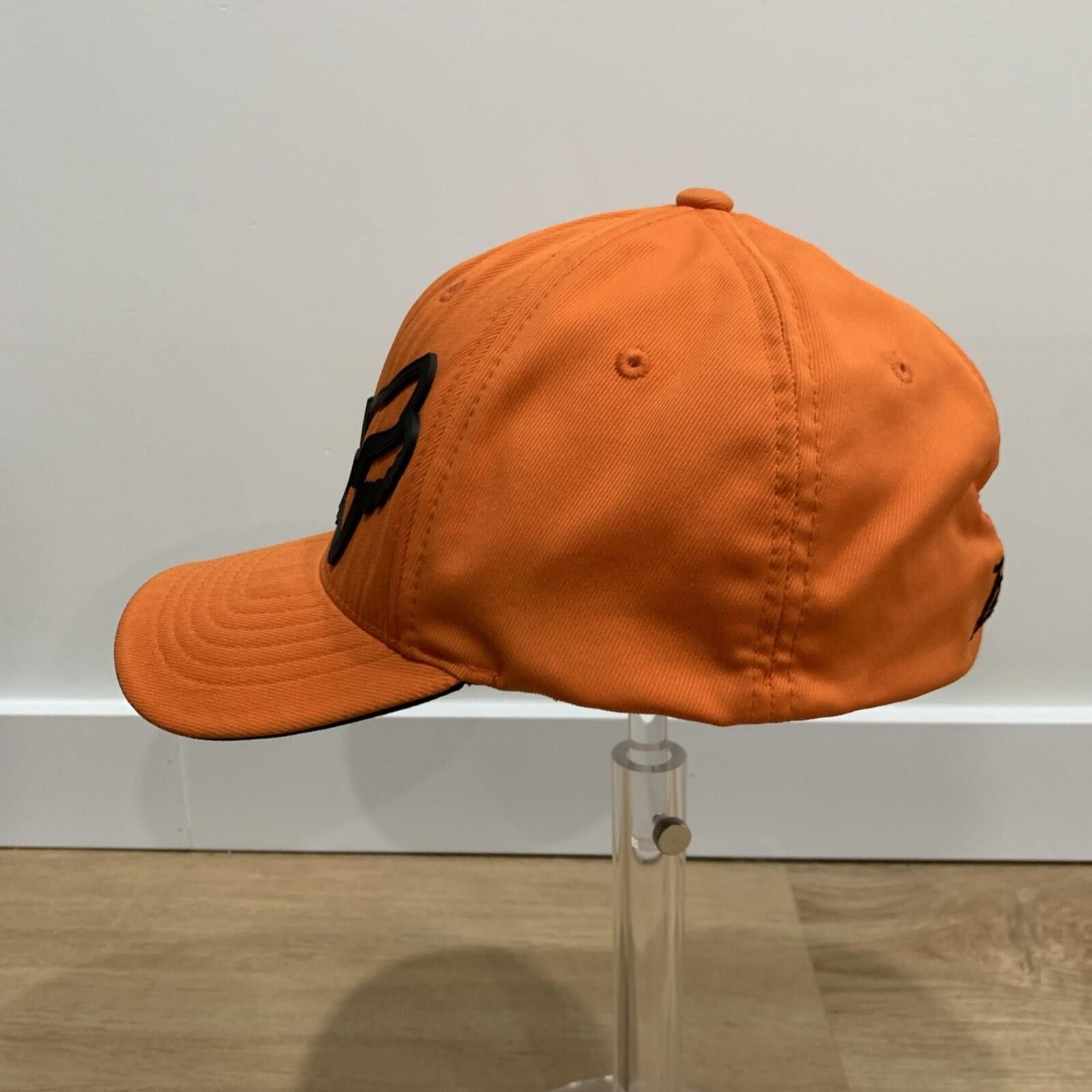 Fox Racing Fox Racing Flexfit Hat Orange Size S/M Retired Color Cap Size ONE SIZE - 3 Thumbnail