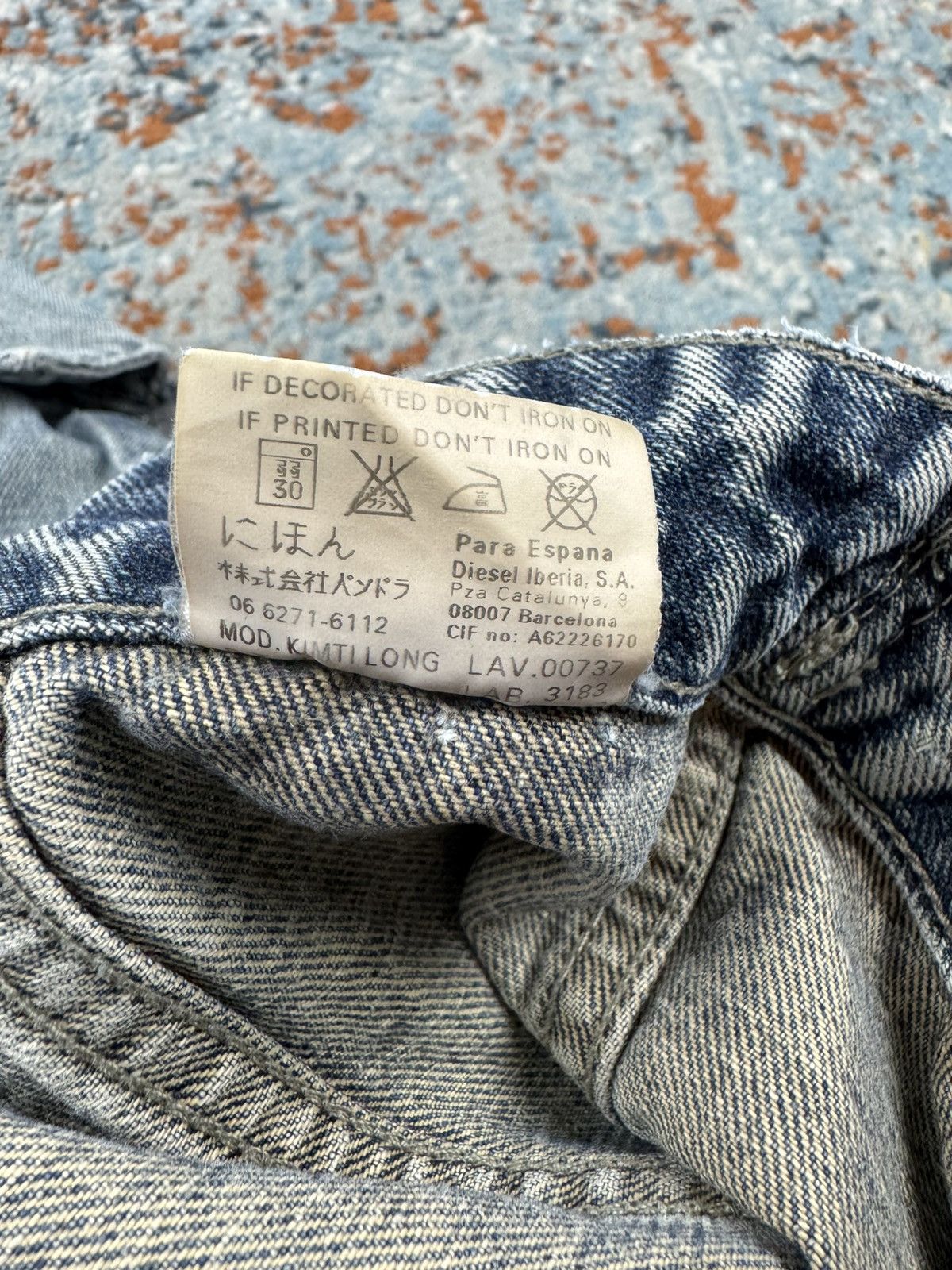 Diesel × Vintage Vintage Y2K Diesel washed denim katana jacket cropped fit Size M / US 6-8 / IT 42-44 - 16 Thumbnail