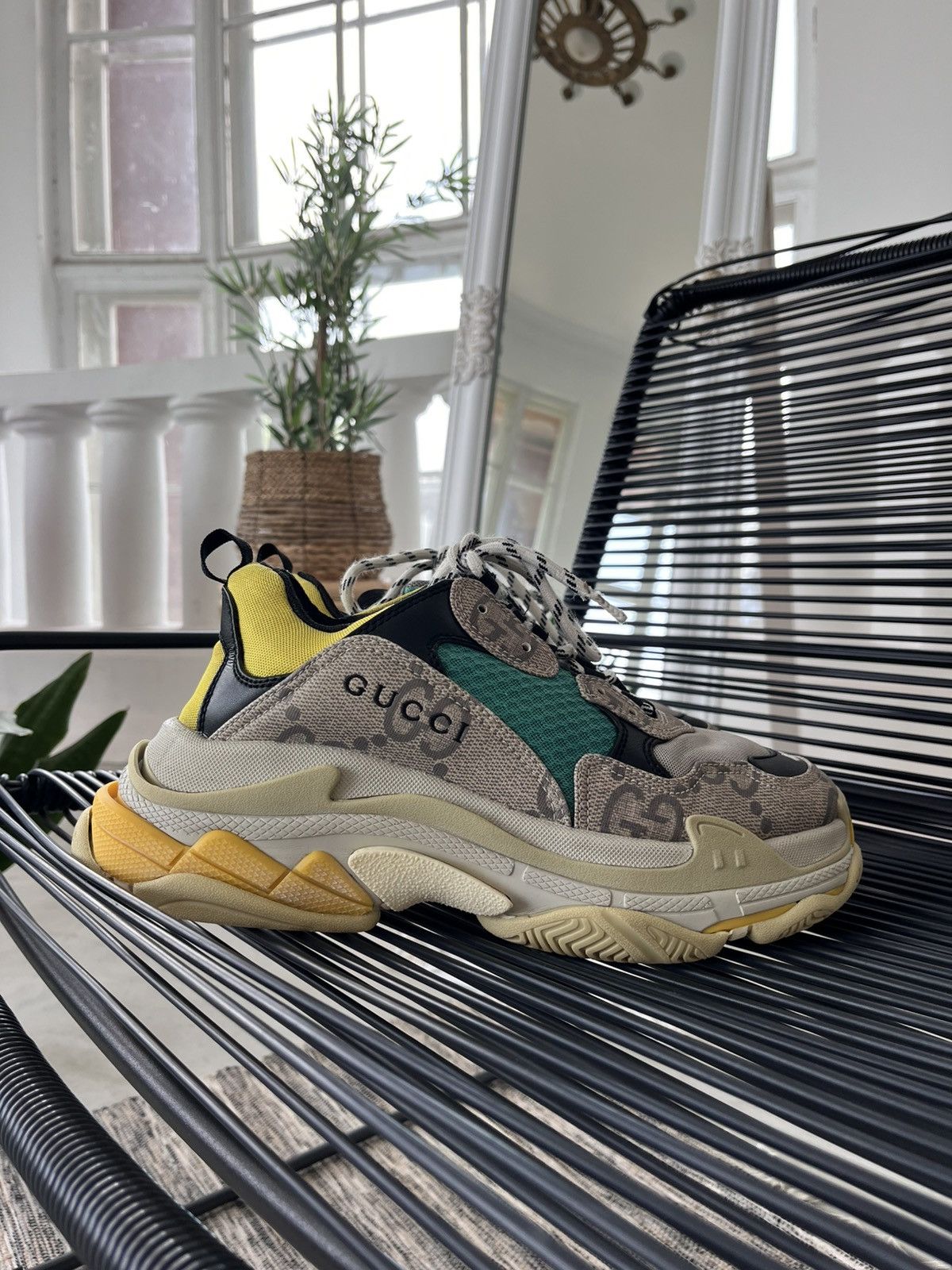 Balenciaga × Gucci Rare Balenciaga Gucci Triple S Sneakers The Hacker Project Size US 9 / EU 42 - 3 Thumbnail