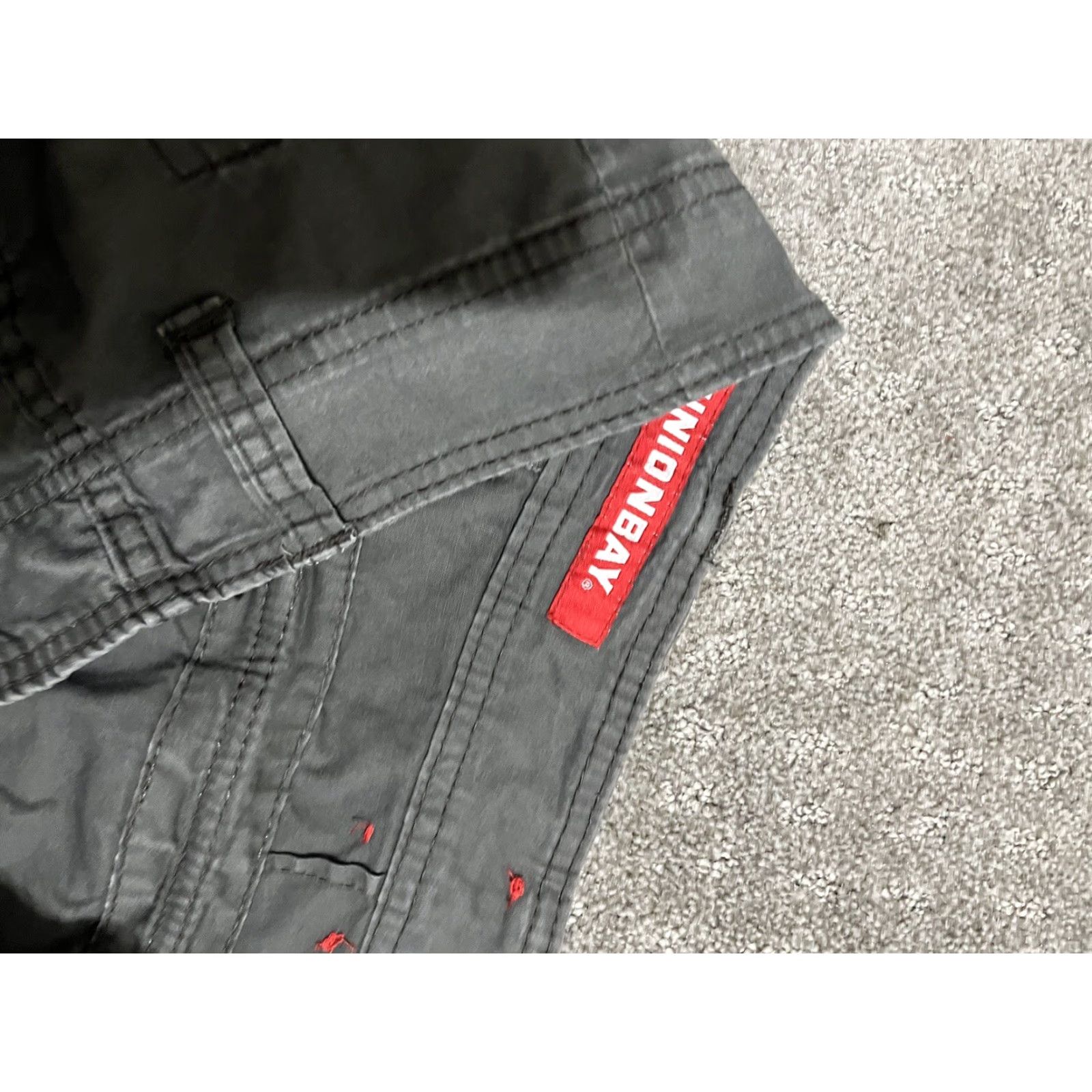 Vintage UNIONBAY Men Shorts Cargo Gray Stretch Flat Front Casual 36 Size US 36 / EU 52 - 3 Thumbnail