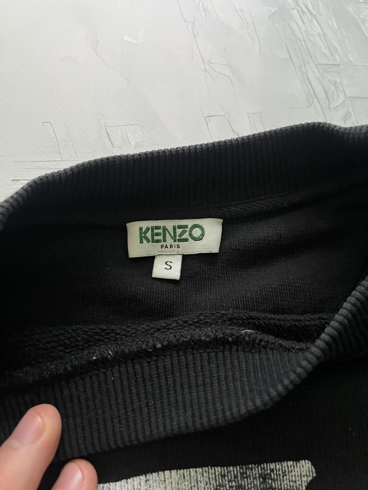 Kenzo Kenzo Paris Sweatshirt Avant Garde Style Black Size US S / EU 44-46 / 1 - 5 Thumbnail