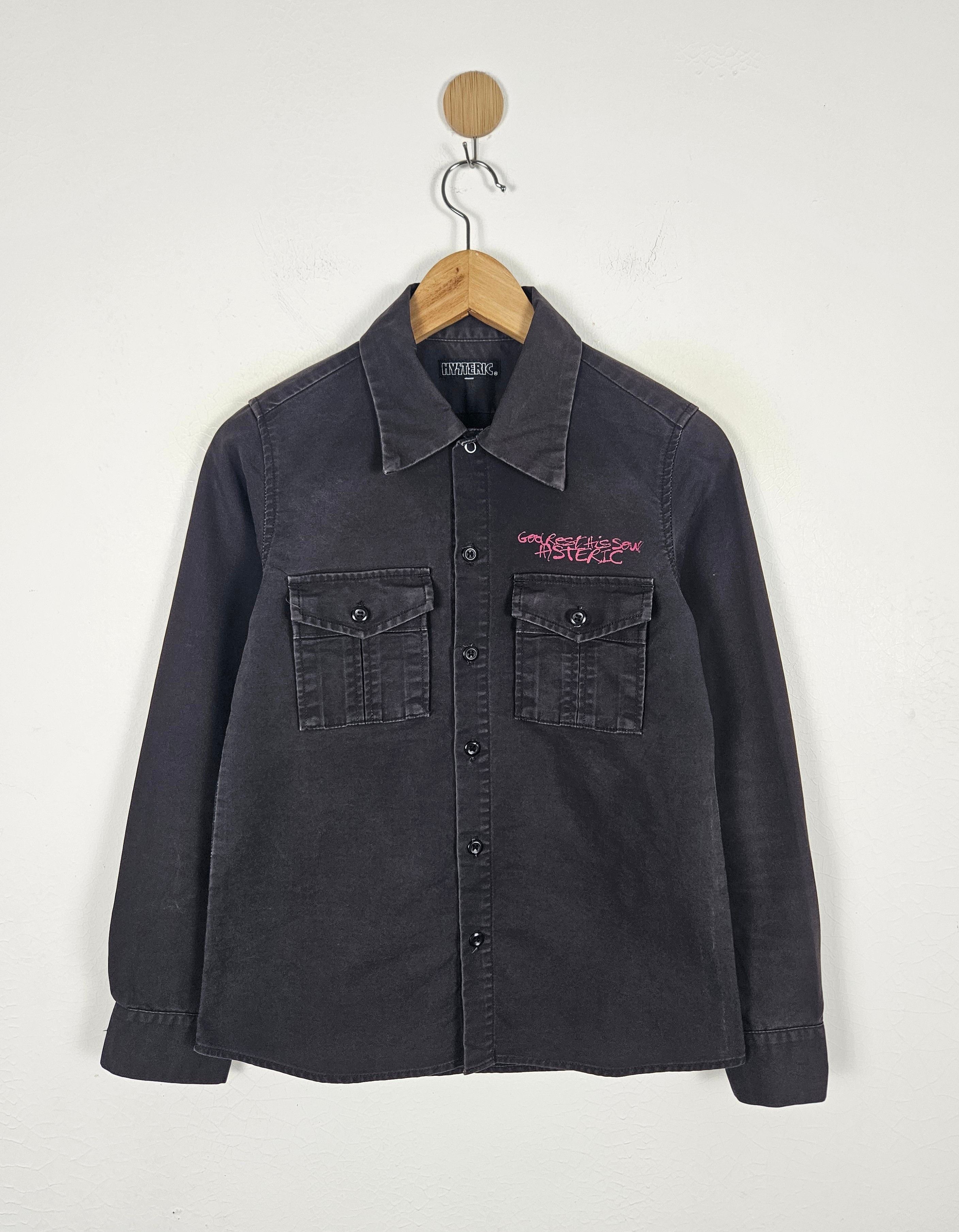 Hysteric Glamour Hysteric Glamour God Rest His Soul Workwear shirt Size US S / EU 44-46 / 1 - 2 Thumbnail