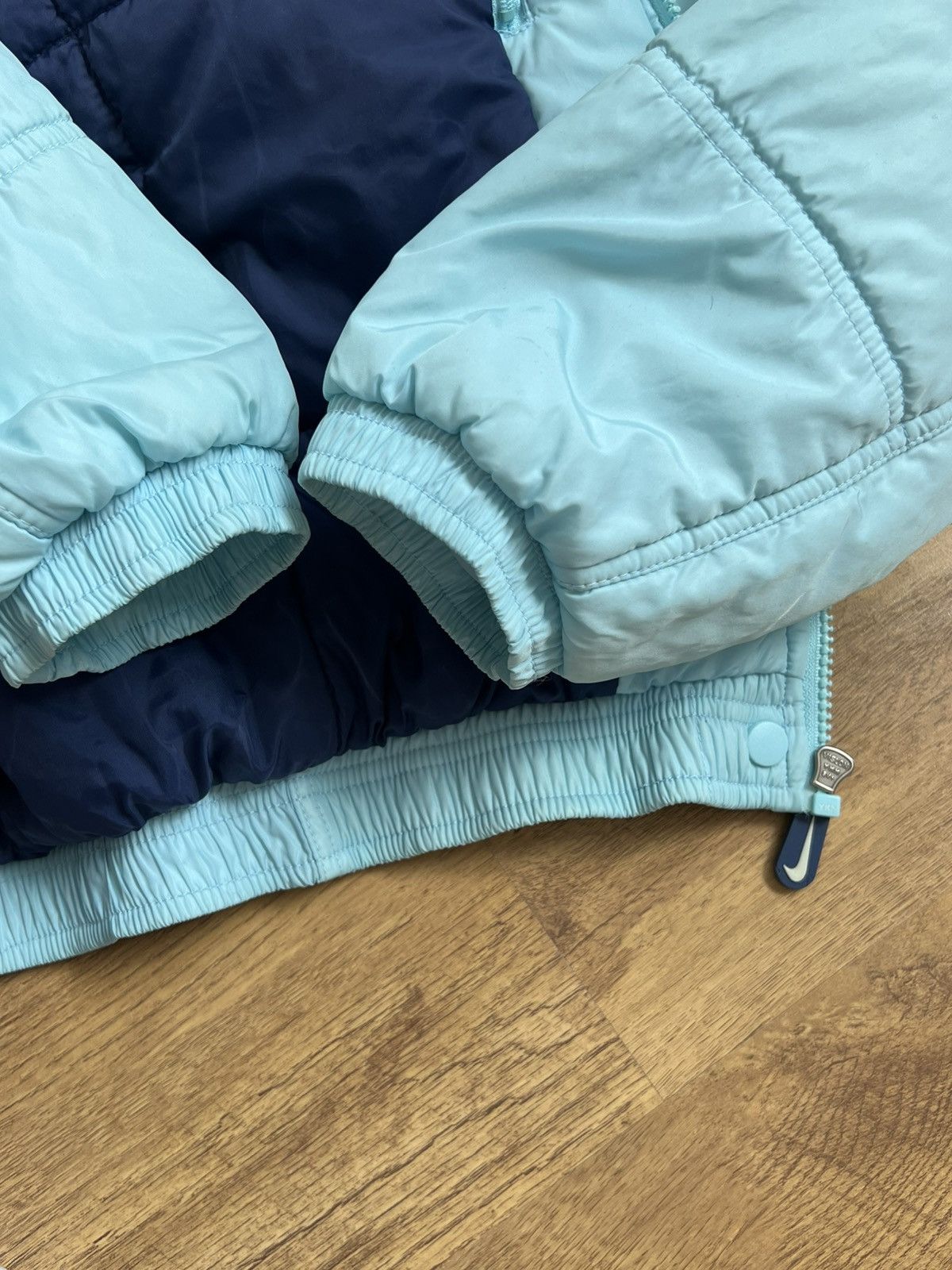 Vintage Nike blue vintage jacket turquoise big swoosh RARE Size M / US 6-8 / IT 42-44 - 11 Thumbnail