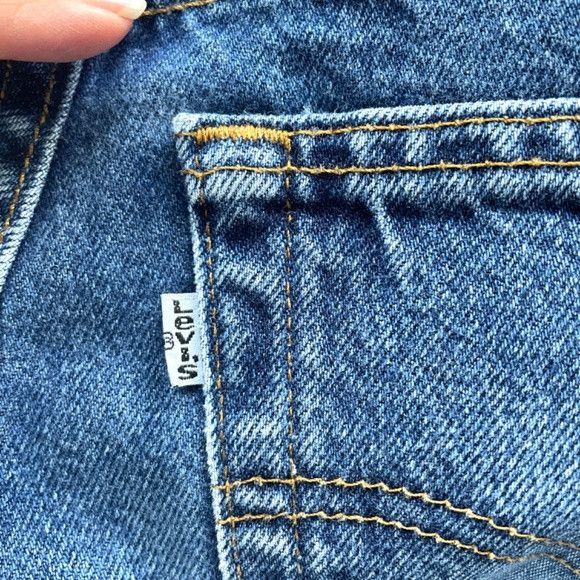 Levi's × Vintage Vintage Levi's Straight Wider Leg Jeans - 10/28-29" Waist 👖 Size 32" / US 10 / IT 46 - 8 Thumbnail