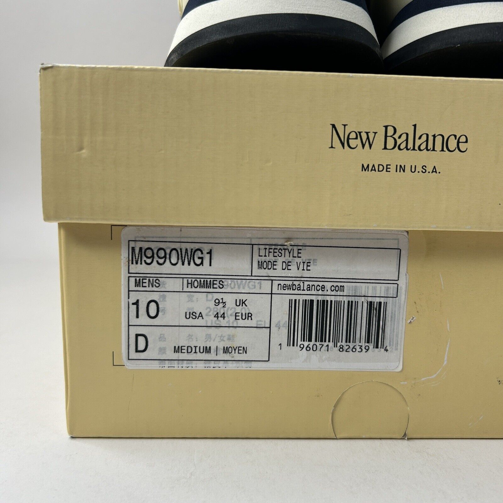 New Balance New Balance 990v1 x Teddy Santis MiUSA “Blue Grey” 2024 Size US 10 / EU 43 - 5 Thumbnail