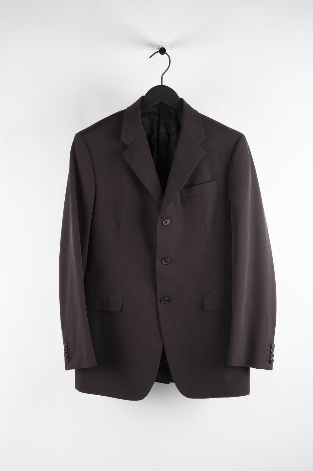 image of Original Prada Men Brown Formal Blazer Size 48R(M) H3249