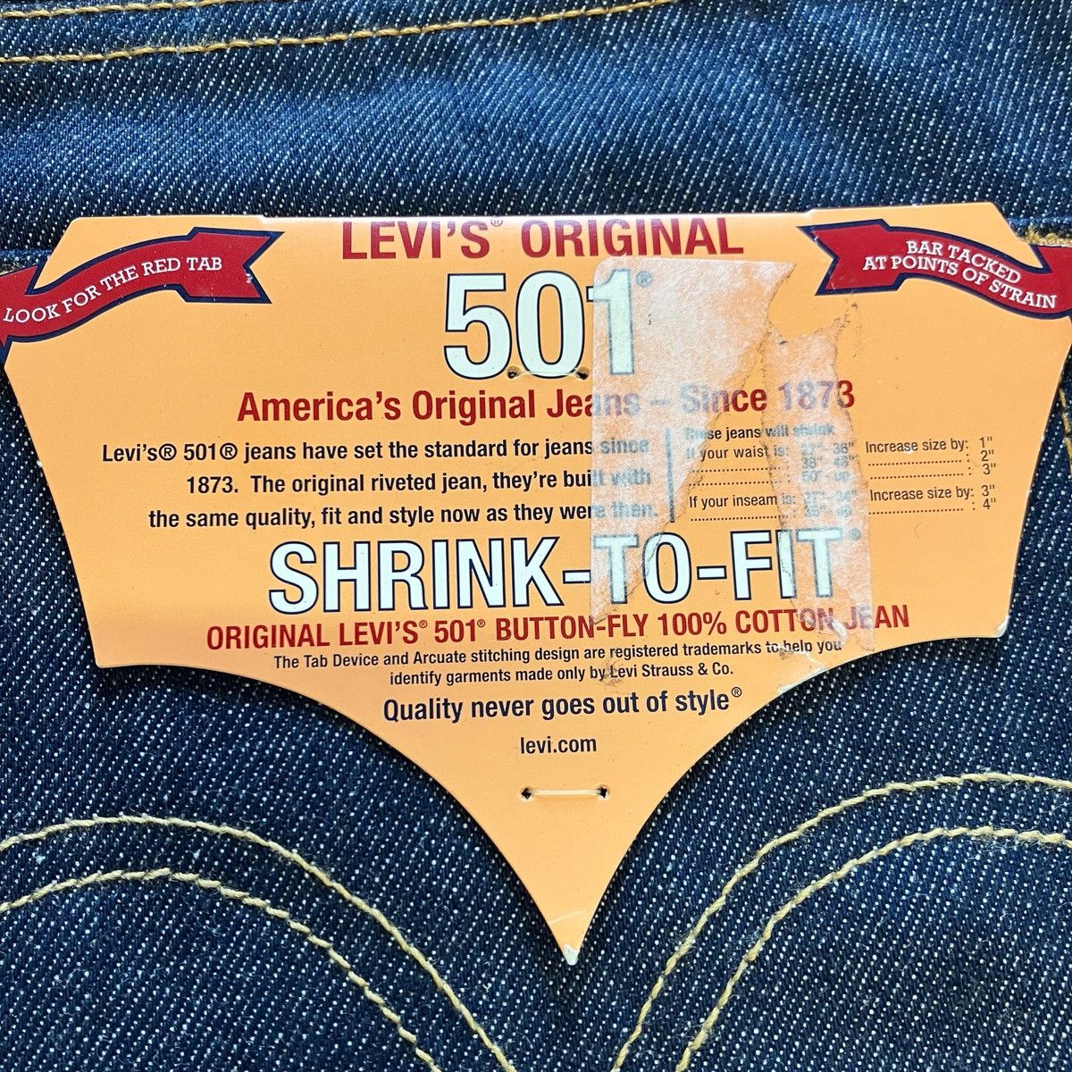 Vintage Vintage Deadstock Levi's 501XX Jeans Size US 33 - 5 Thumbnail
