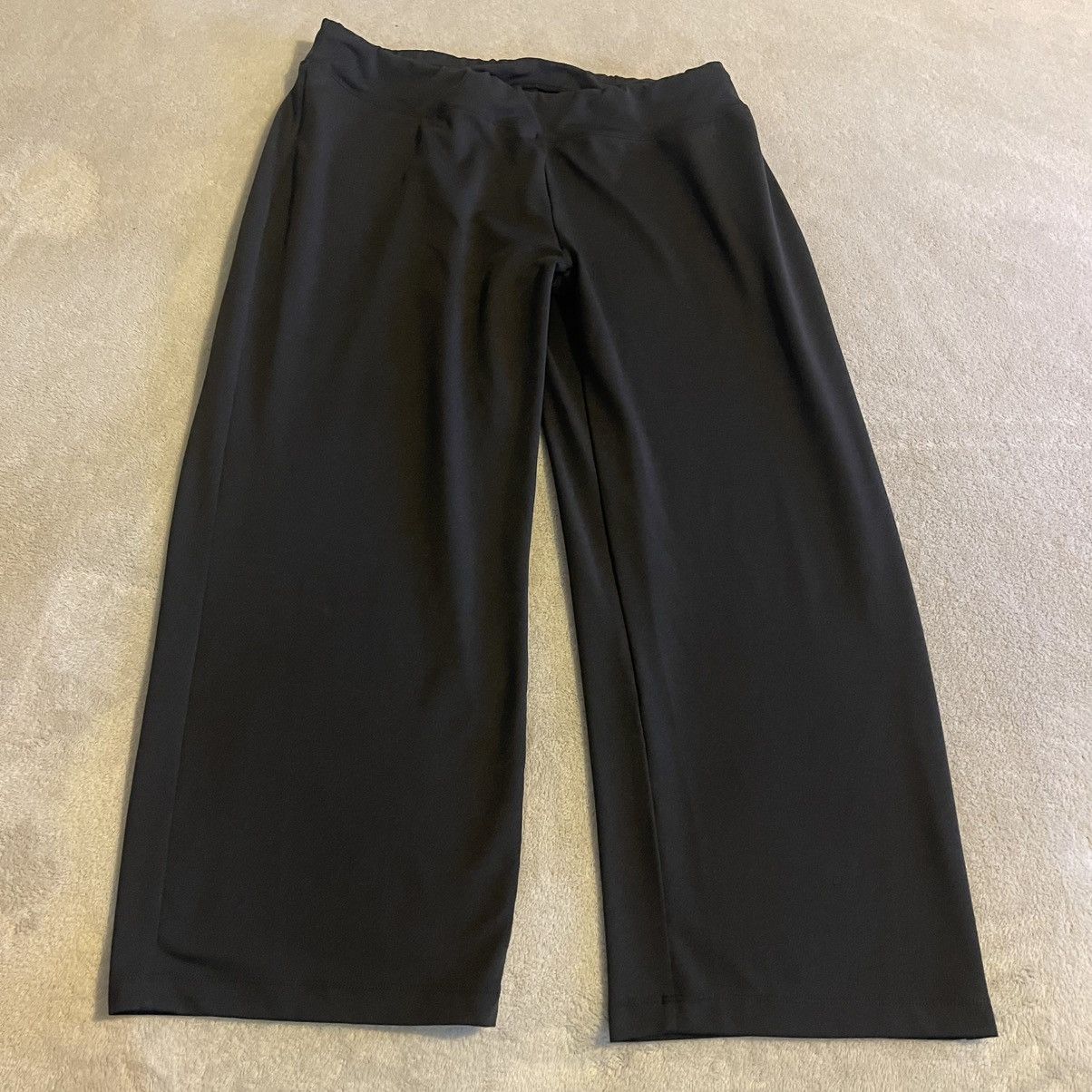 Other Golds Gym Pants Women XL Black Waistband Stretch Workout Gym Size 35" - 1 Thumbnail