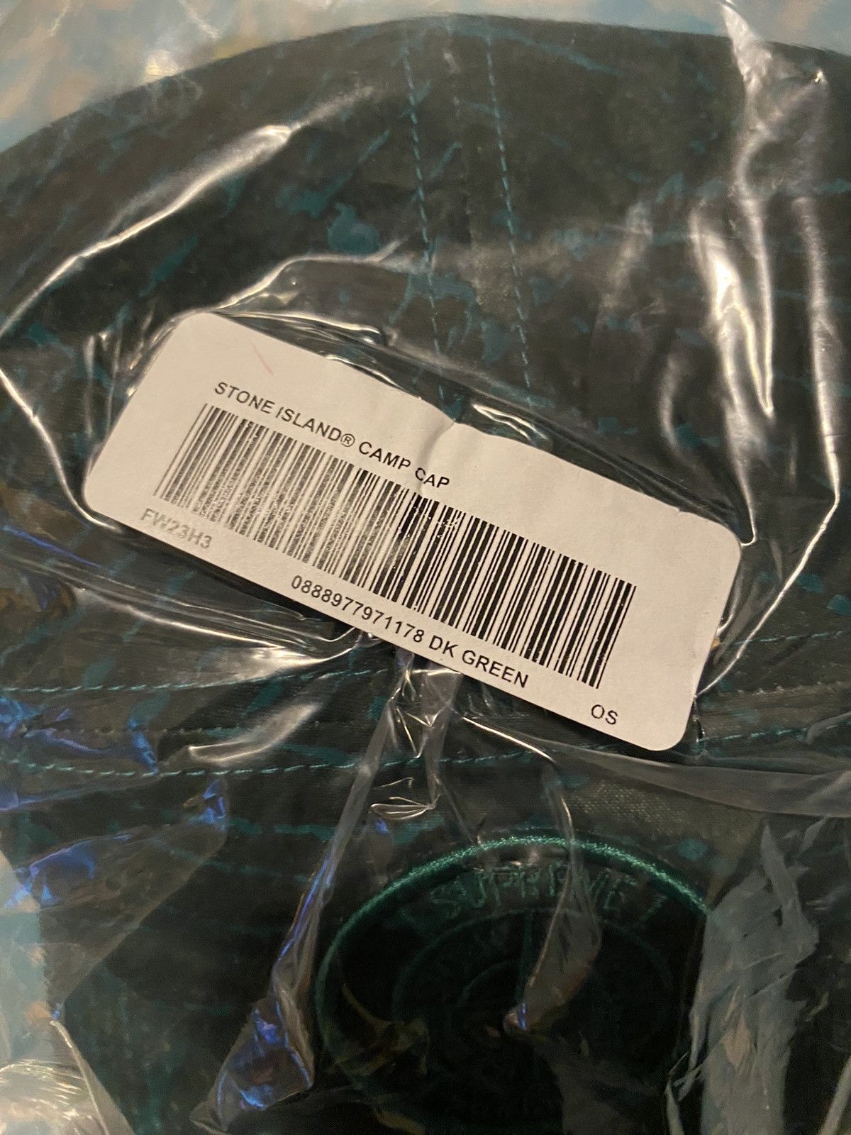 Stone Island × Supreme Supreme Stone Island Camp Cap Dark Green (FW23) Size ONE SIZE - 5 Thumbnail