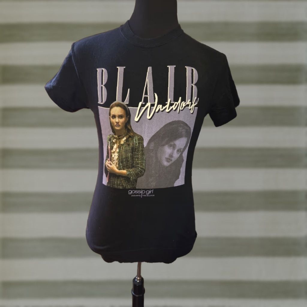 Blair Gossip Girl Blair Waldorf Black Short Sleeve T-Shirt Size Small Size US S / EU 44-46 / 1 - 1 Thumbnail