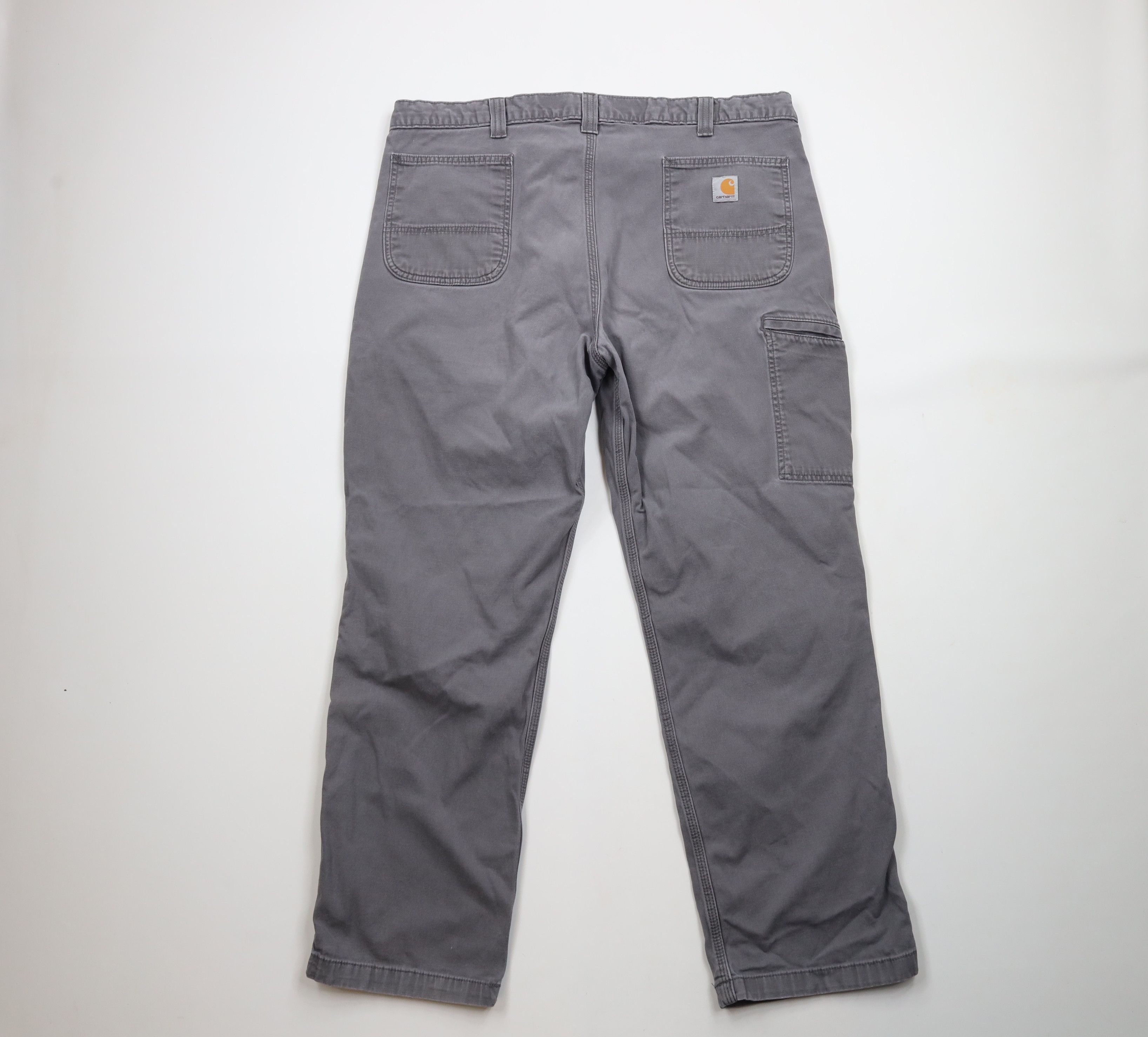 Carhartt × Vintage Vintage Carhartt Relaxed Fit Wide Leg Dungaree Pants Gray Size US 40 / EU 56 - 11 Thumbnail
