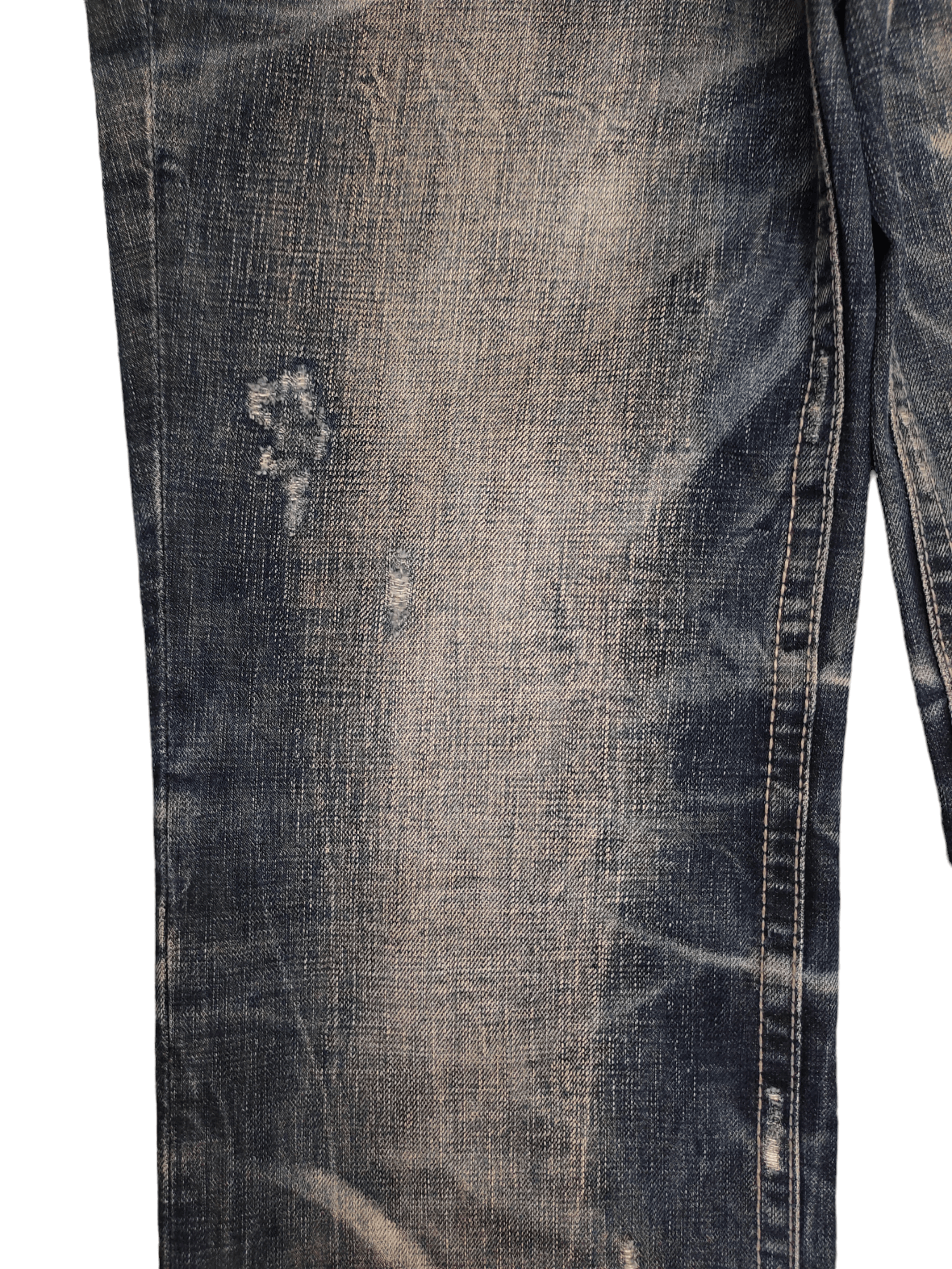 Kapital Vintage Y2k Lolita Distress Faded Jeans True Religion Styles Size US 32 / EU 48 - 14 Thumbnail